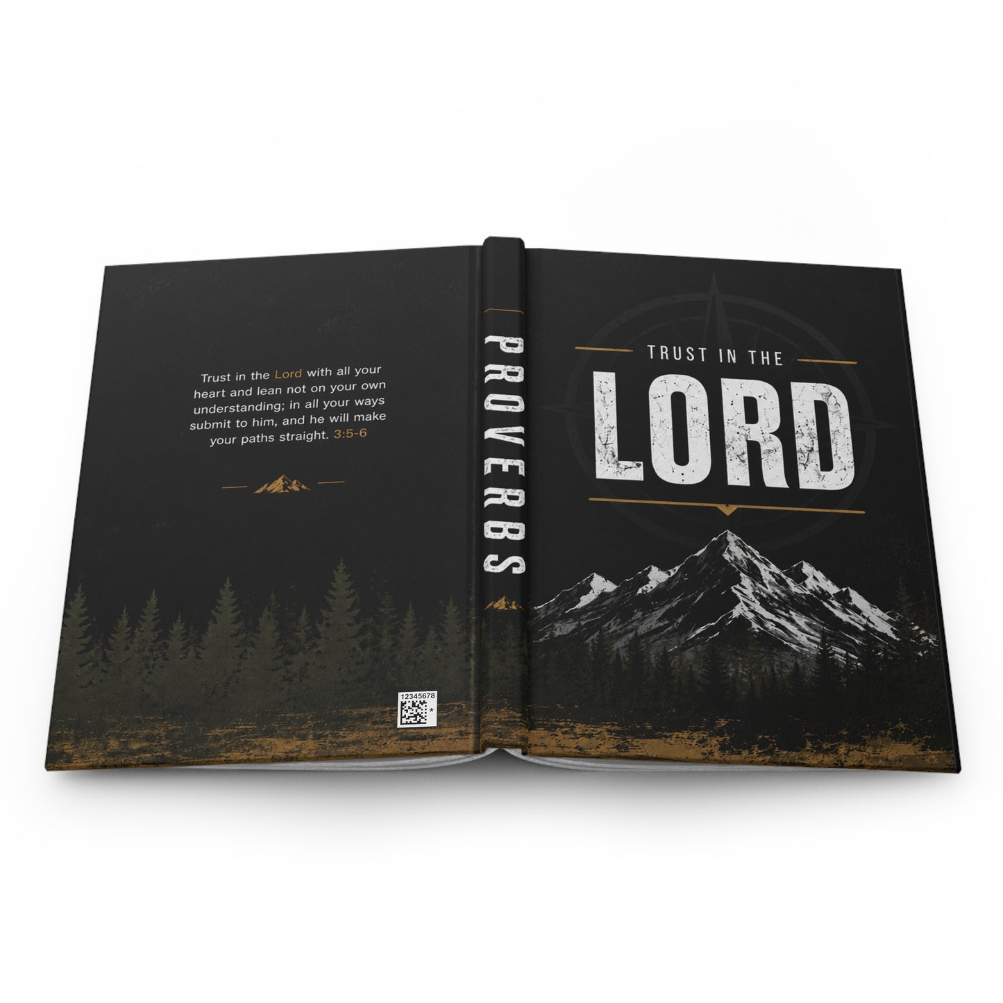 Trust in the Lord Hardcover Journal — Christian Devotional Journal/Notebook