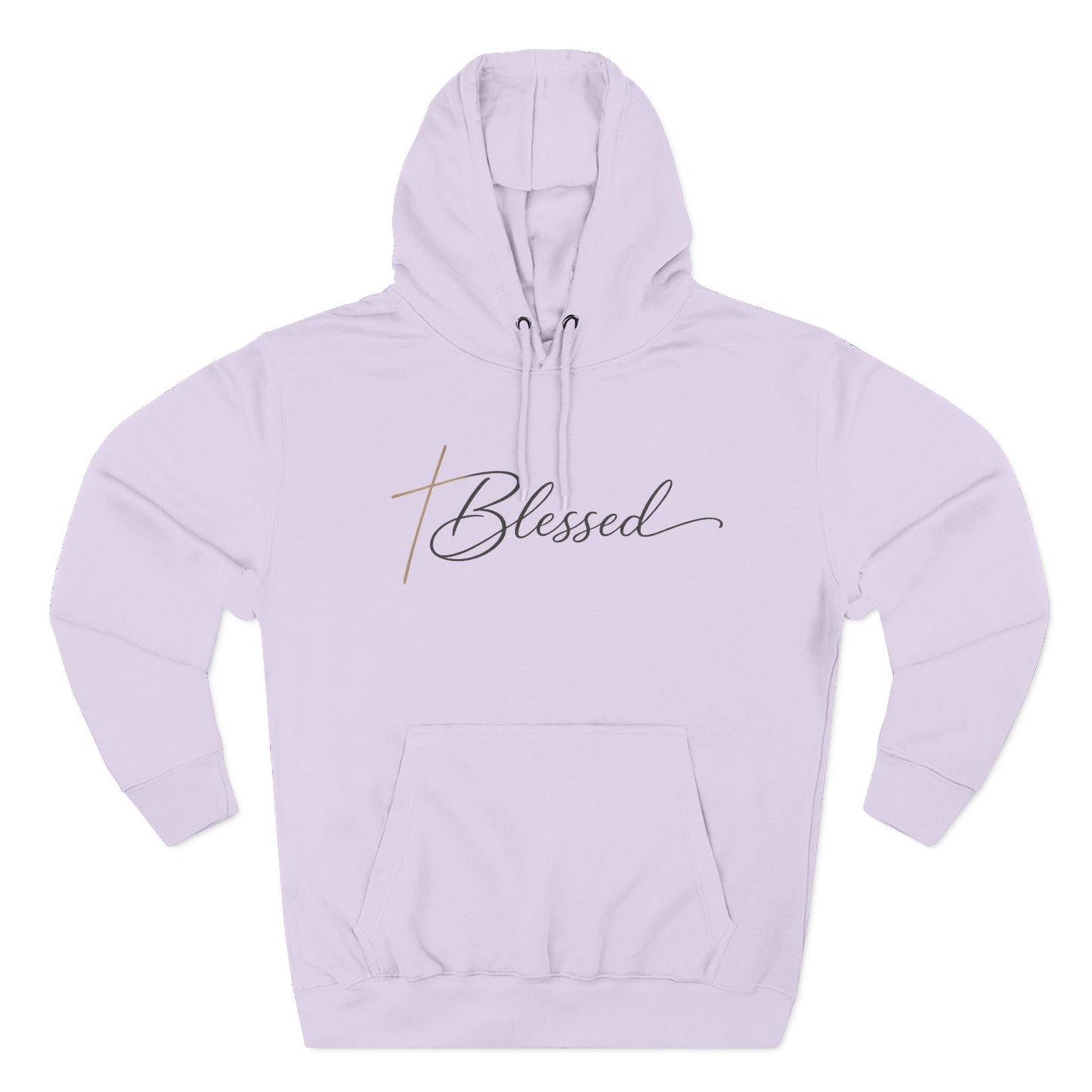 Blessed Script Hoodie — Minimalist Inspirational Pullover