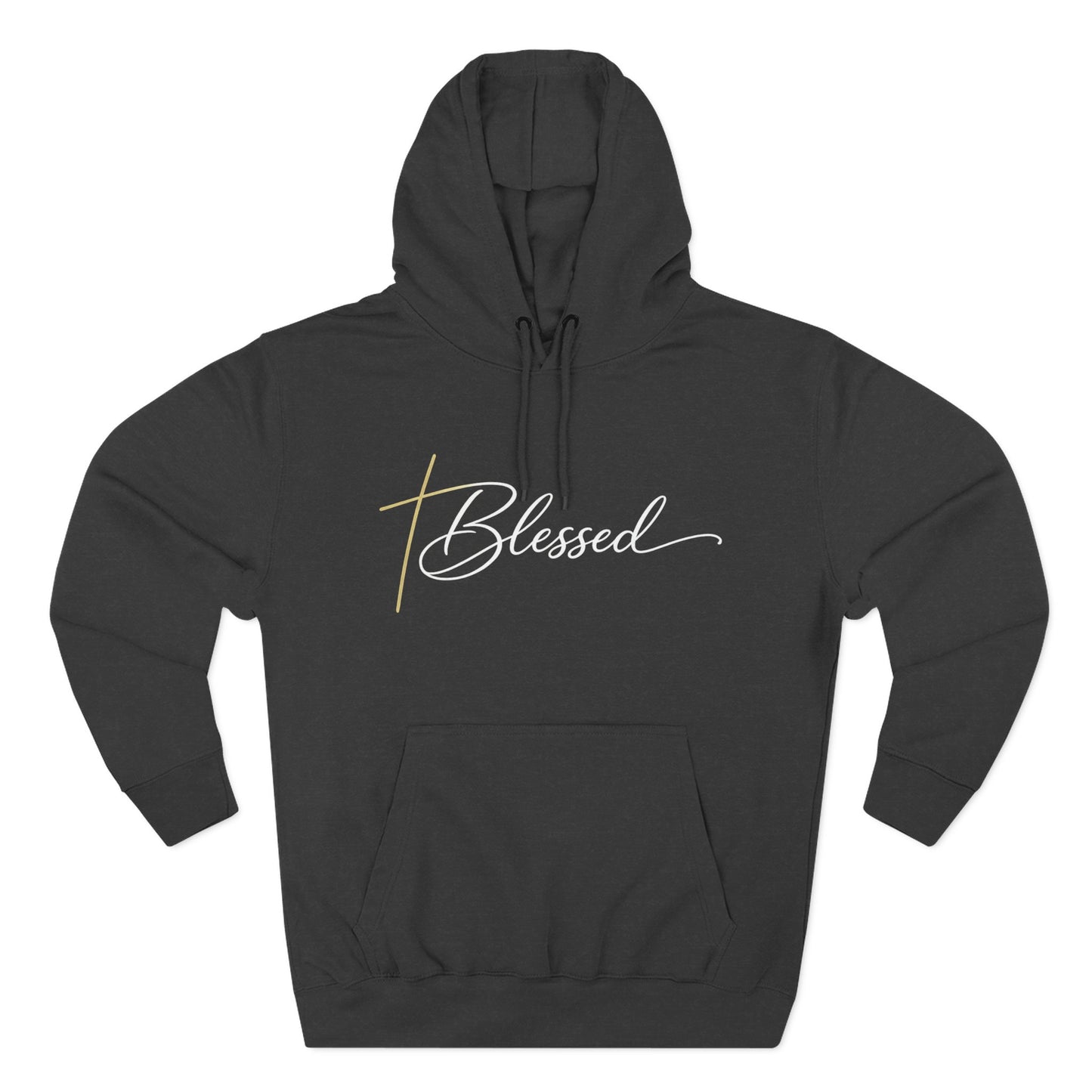Blessed Script Hoodie — Minimalist Inspirational Pullover
