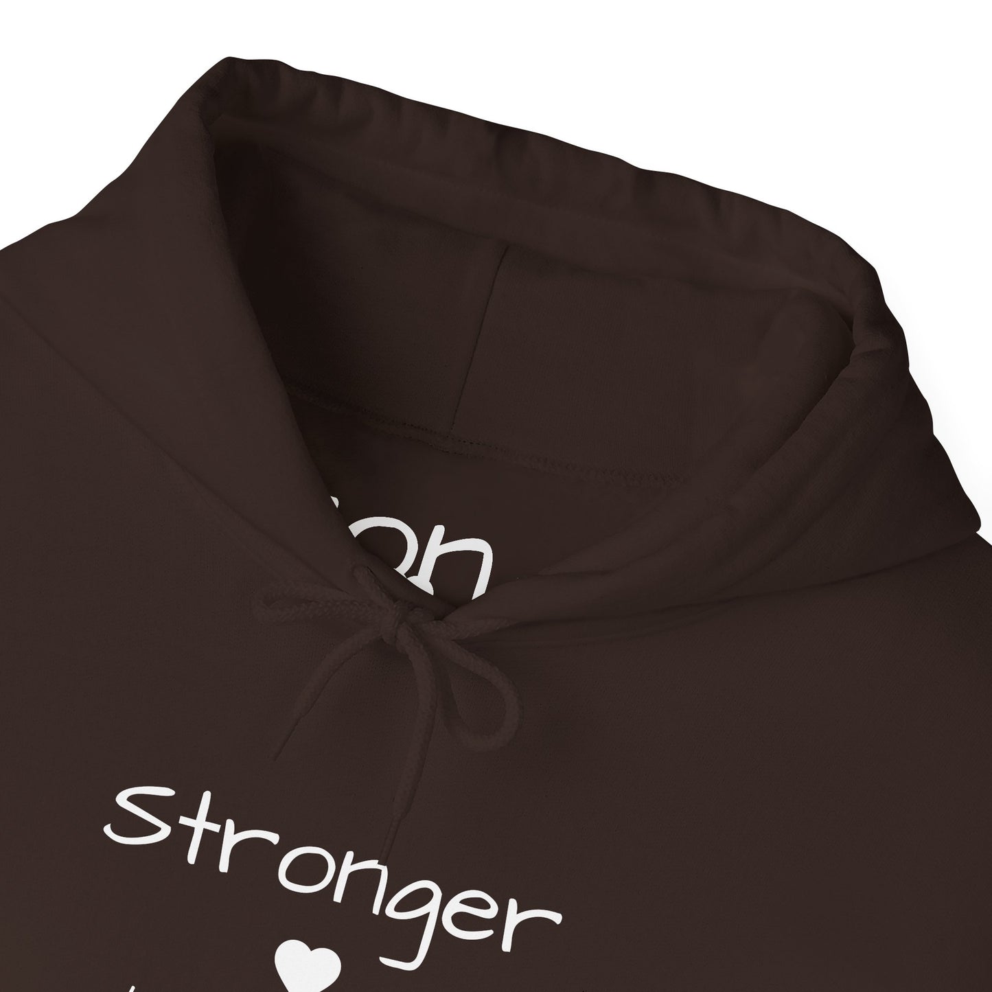 "Stronger than the Storm" Inspirational Pullover Hoodie