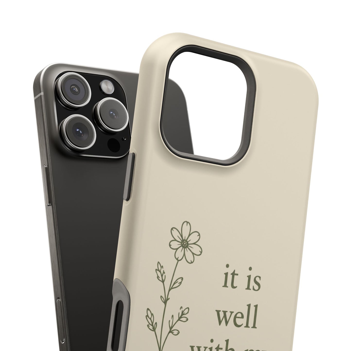 'It Is Well With My Soul' Magnetic Impact-Resistant Phone Case