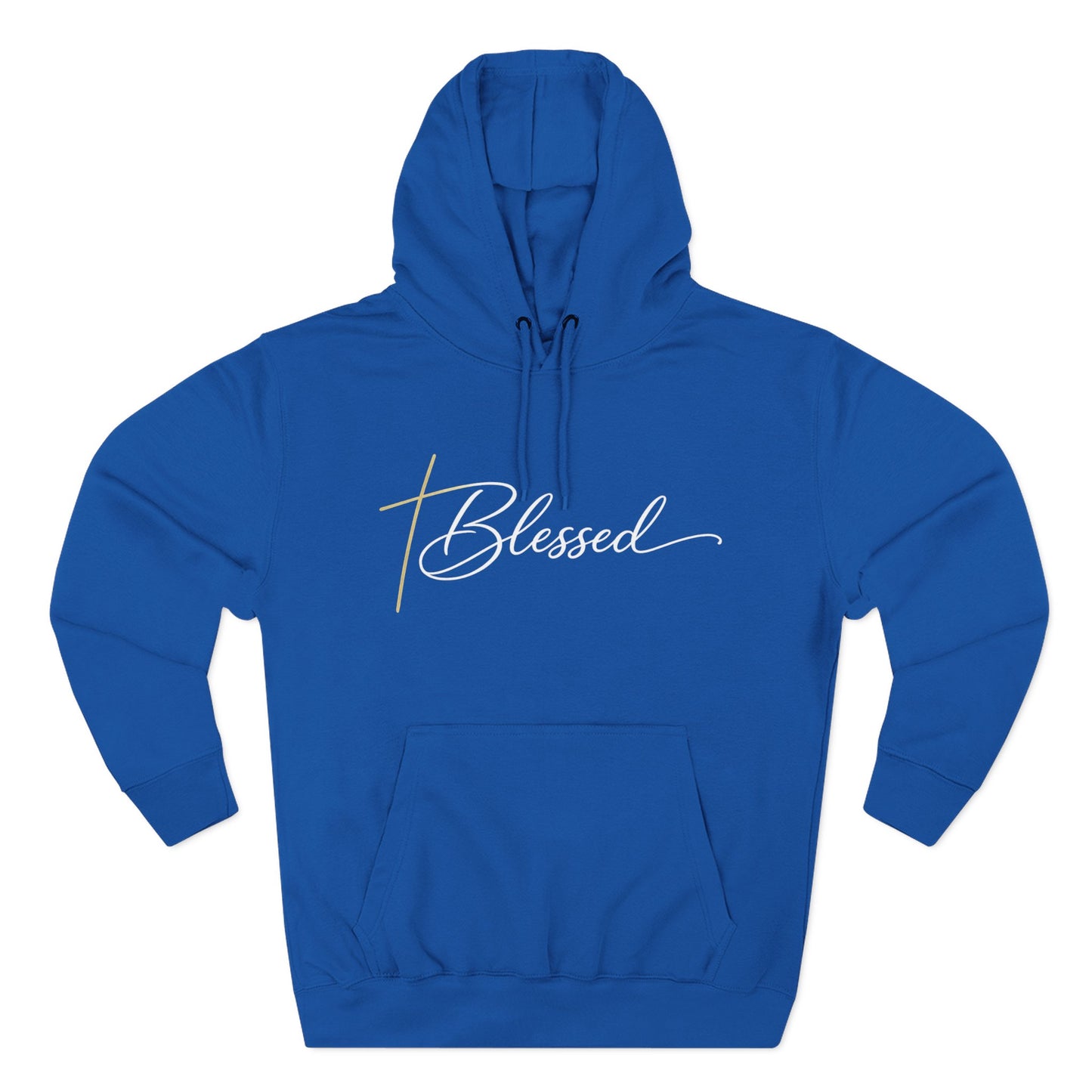 Blessed Script Hoodie — Minimalist Inspirational Pullover