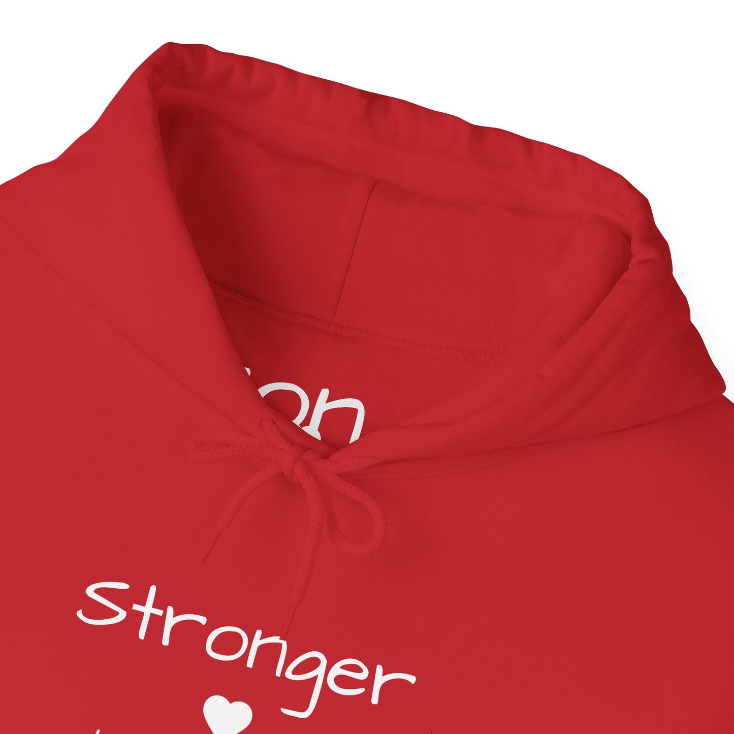 "Stronger than the Storm" Inspirational Pullover Hoodie