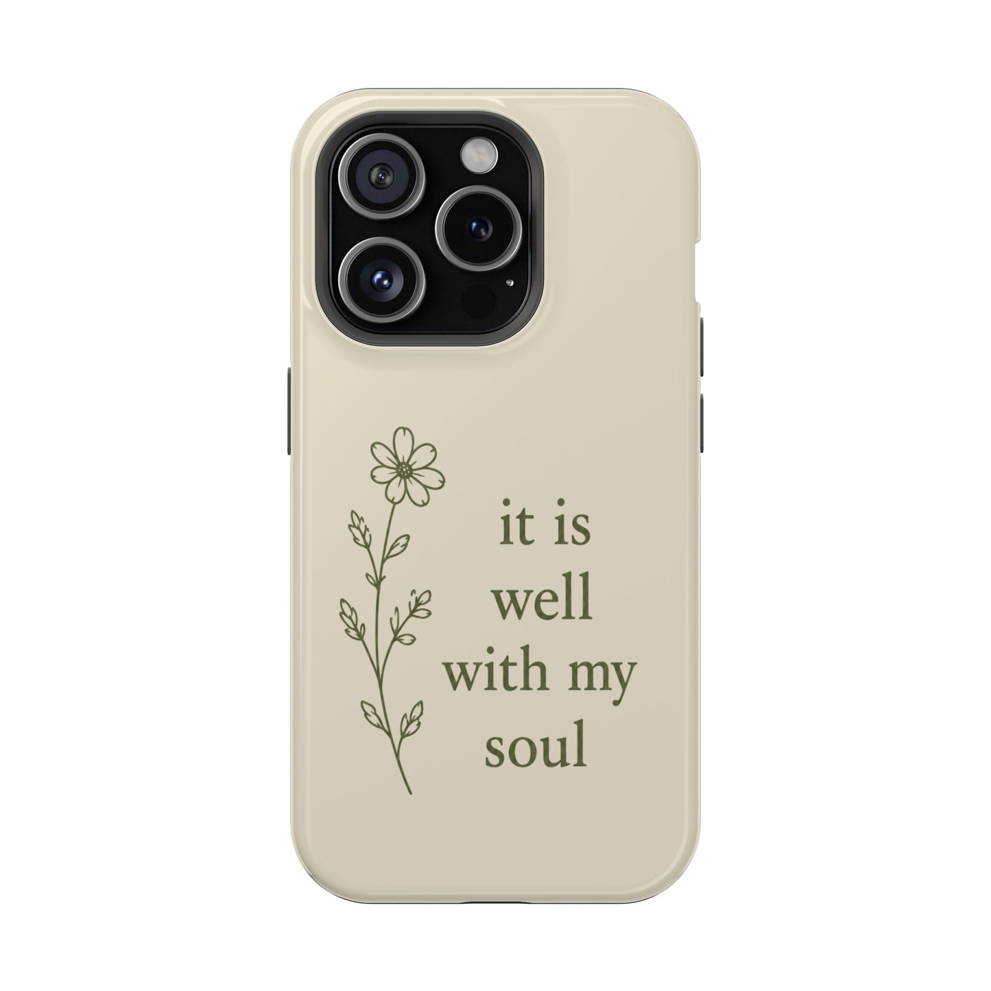 'It Is Well With My Soul' Magnetic Impact-Resistant Phone Case