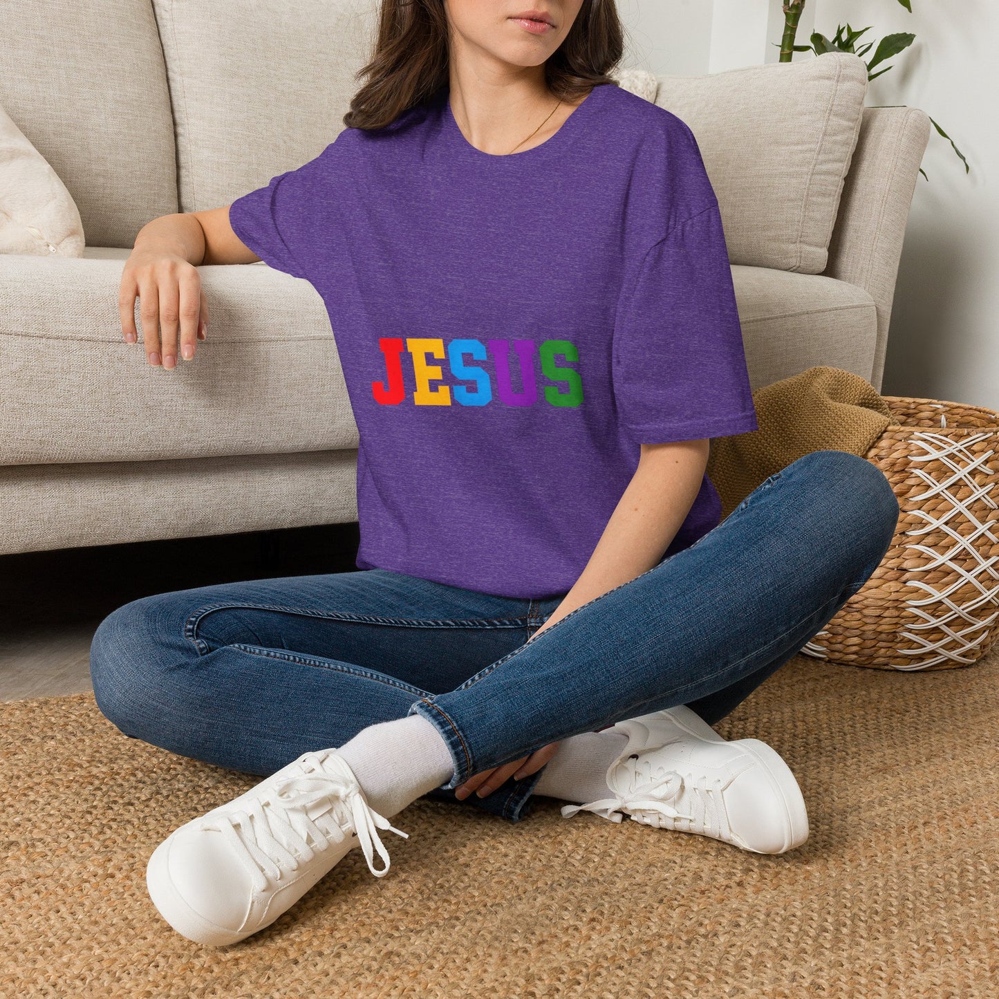 "Jesus" Colorful Graphic Tee
