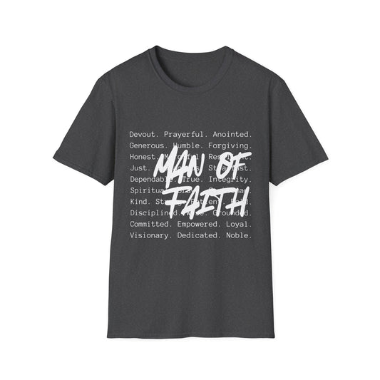 Man of Faith T-Shirt — Christian Inspirational Tee for Men