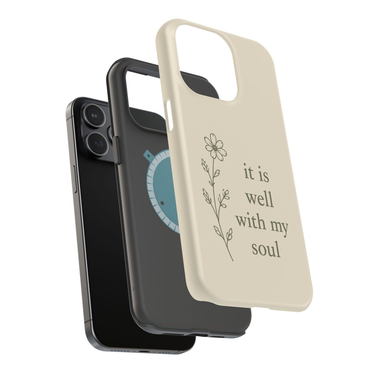 'It Is Well With My Soul' Magnetic Impact-Resistant Phone Case