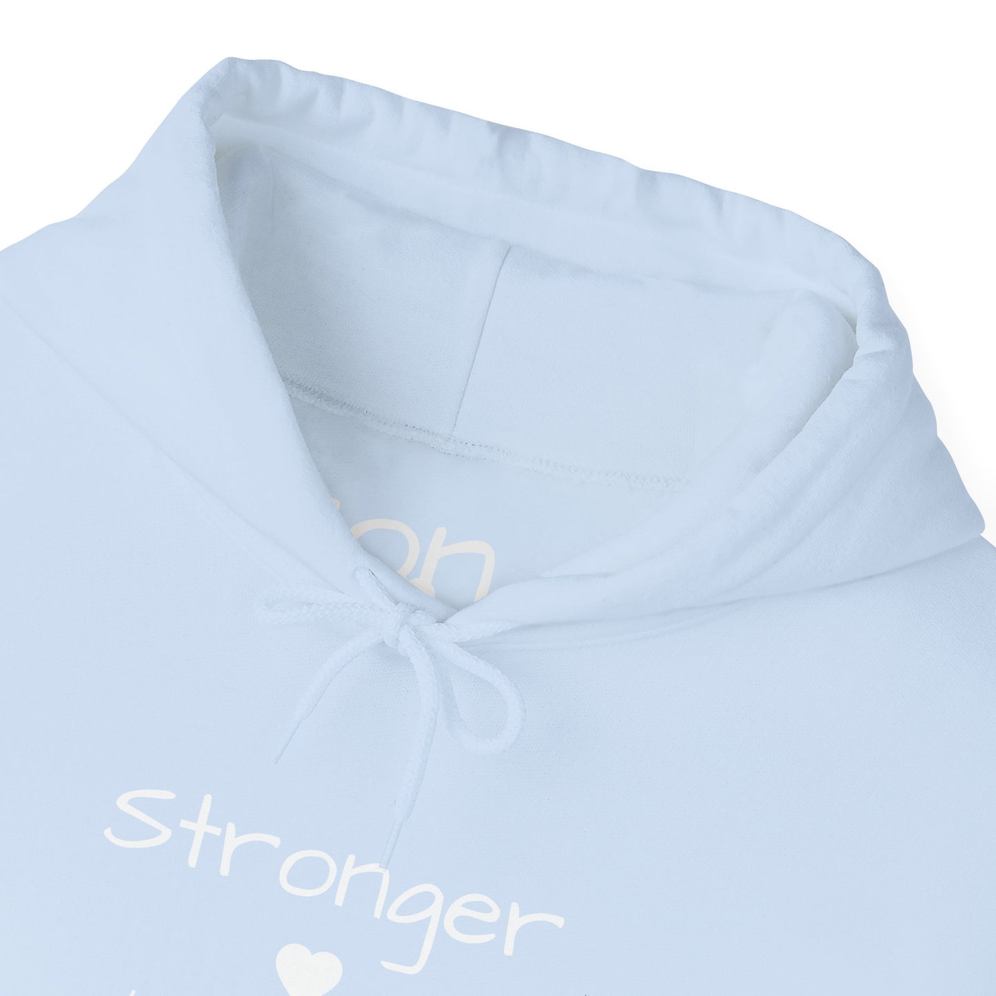 "Stronger than the Storm" Inspirational Pullover Hoodie