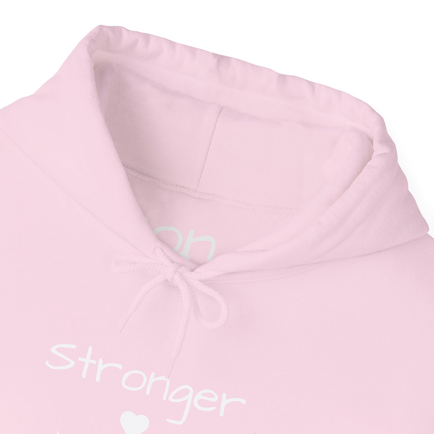 "Stronger than the Storm" Inspirational Pullover Hoodie