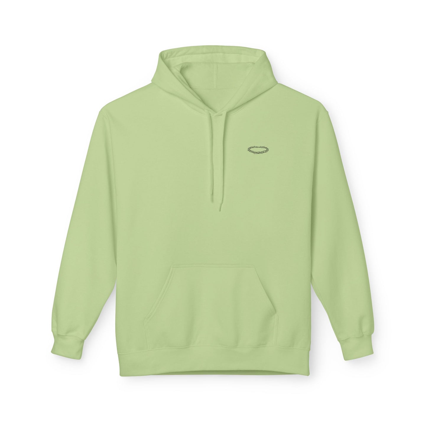 Faith Lion Cross Hoodie — “Man of Faith” Christian Graphic Hoodie