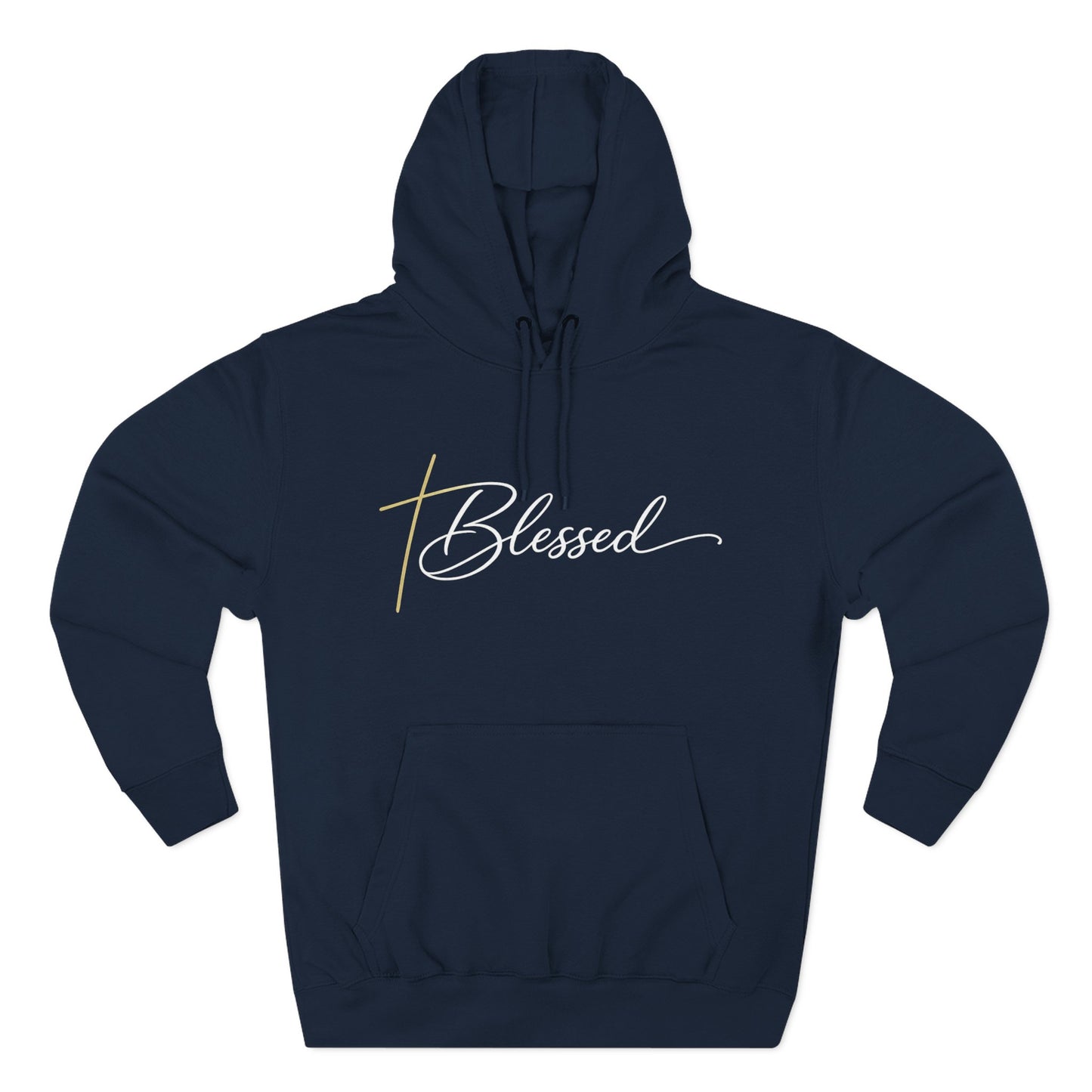 Blessed Script Hoodie — Minimalist Inspirational Pullover