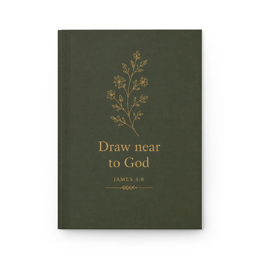 Journal — "Be Rooted in His Love, Grow in His Truth, Draw Near to God" (Hardcover)
