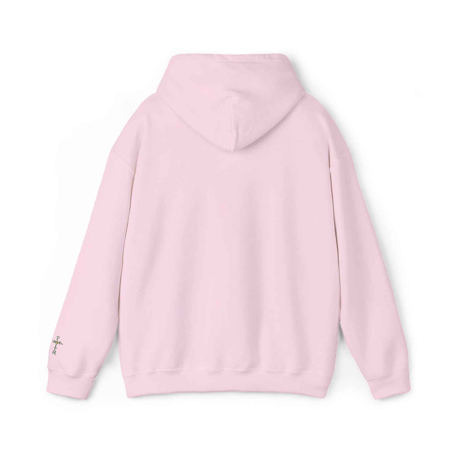 Embroidered "Faith Cross" Hoodie — Floral Faith Cross Pullover