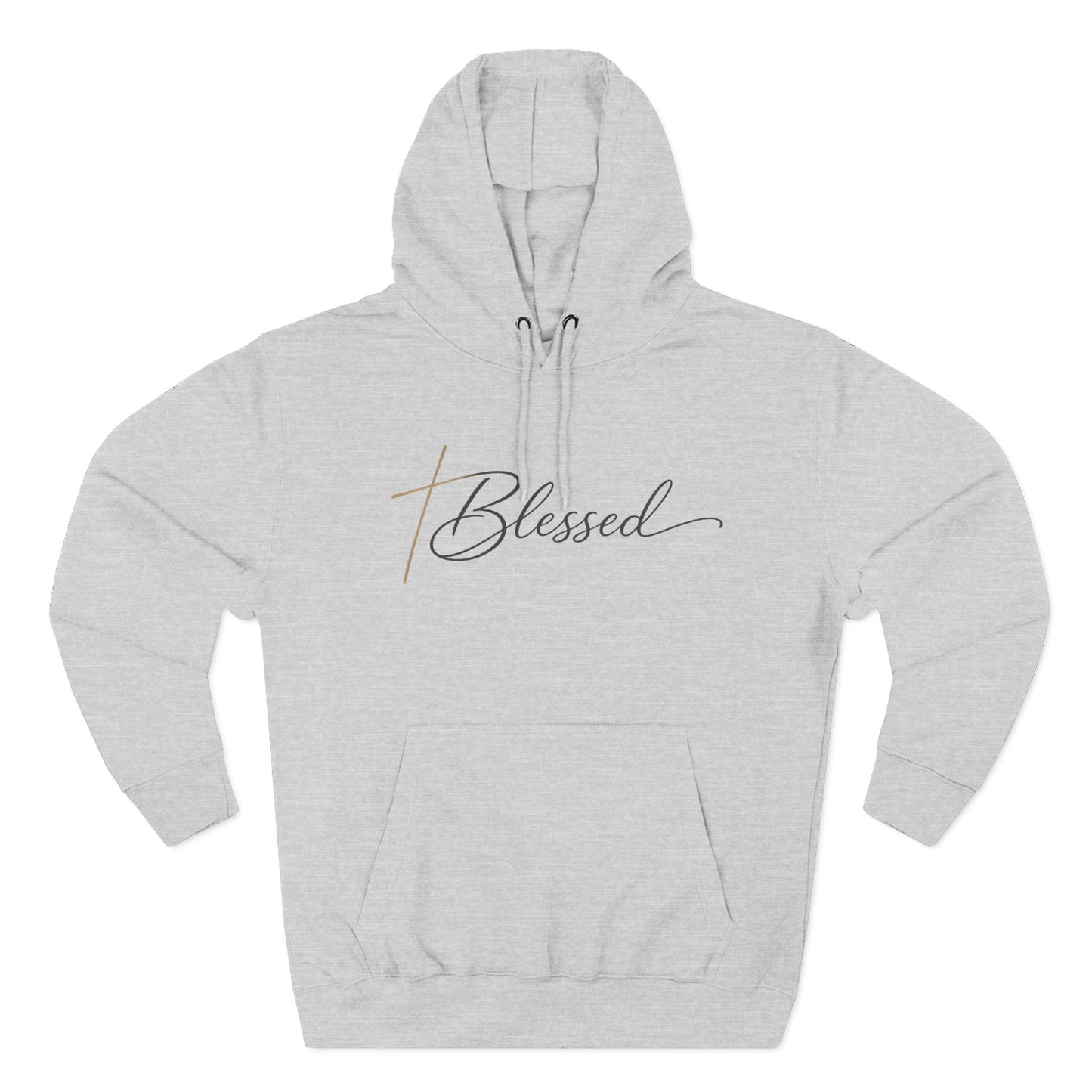 Blessed Script Hoodie — Minimalist Inspirational Pullover