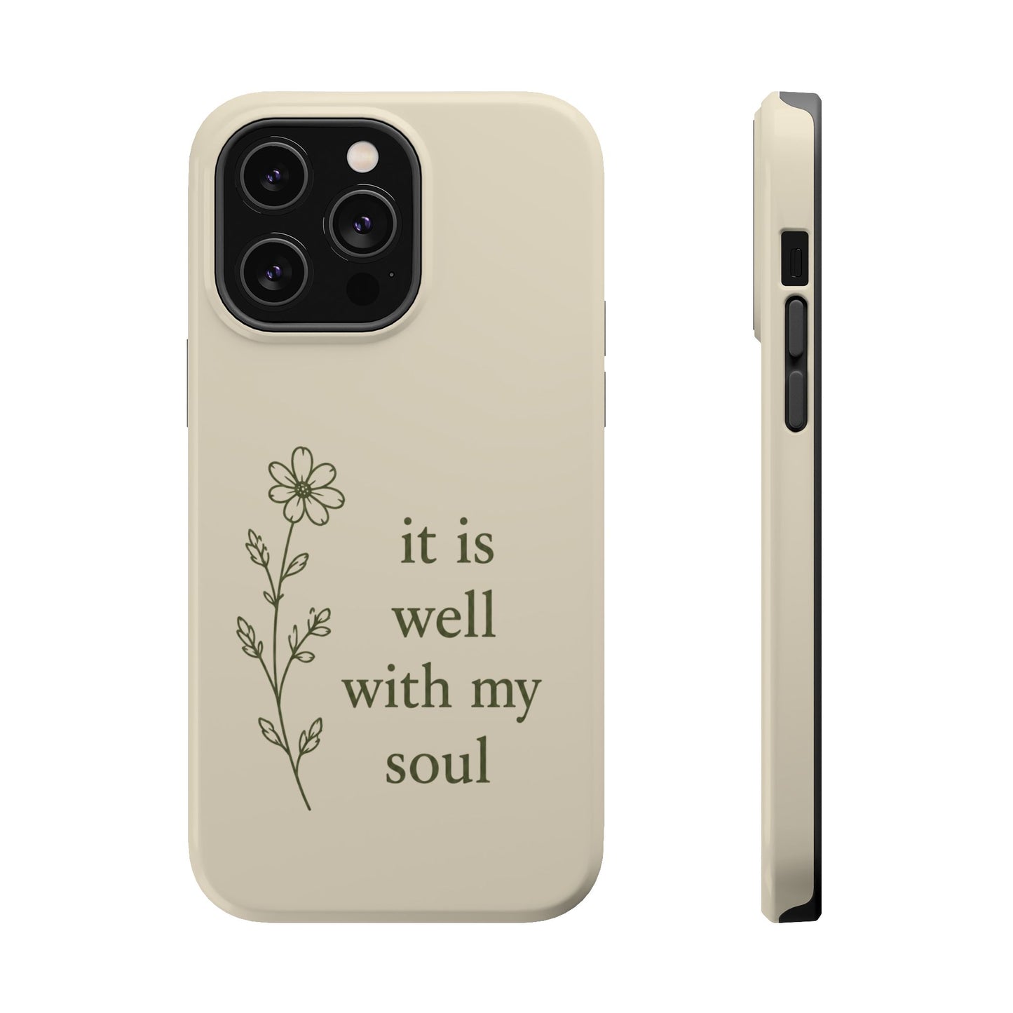 'It Is Well With My Soul' Magnetic Impact-Resistant Phone Case