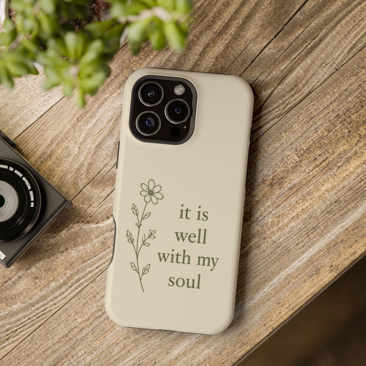 'It Is Well With My Soul' Magnetic Impact-Resistant Phone Case