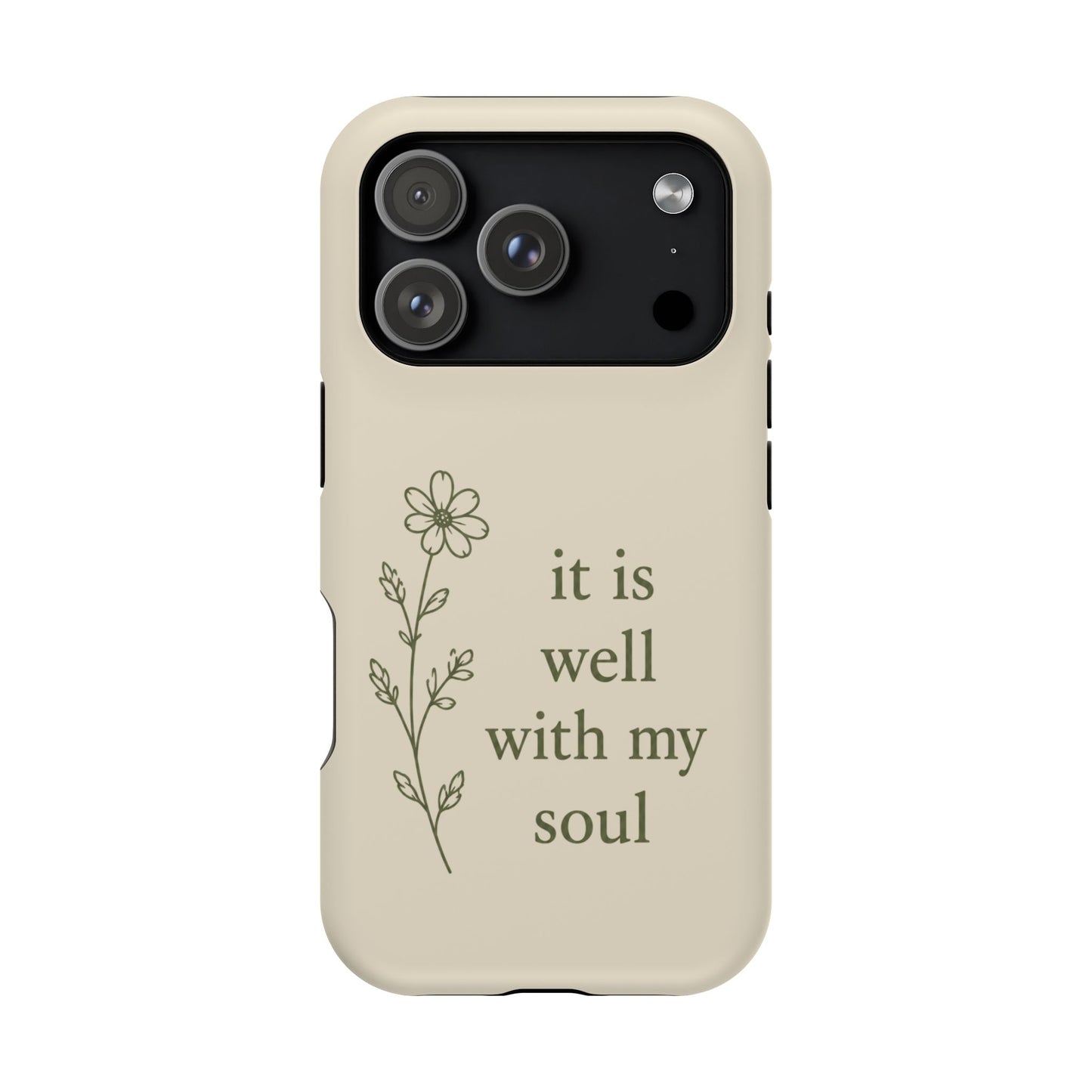 'It Is Well With My Soul' Magnetic Impact-Resistant Phone Case