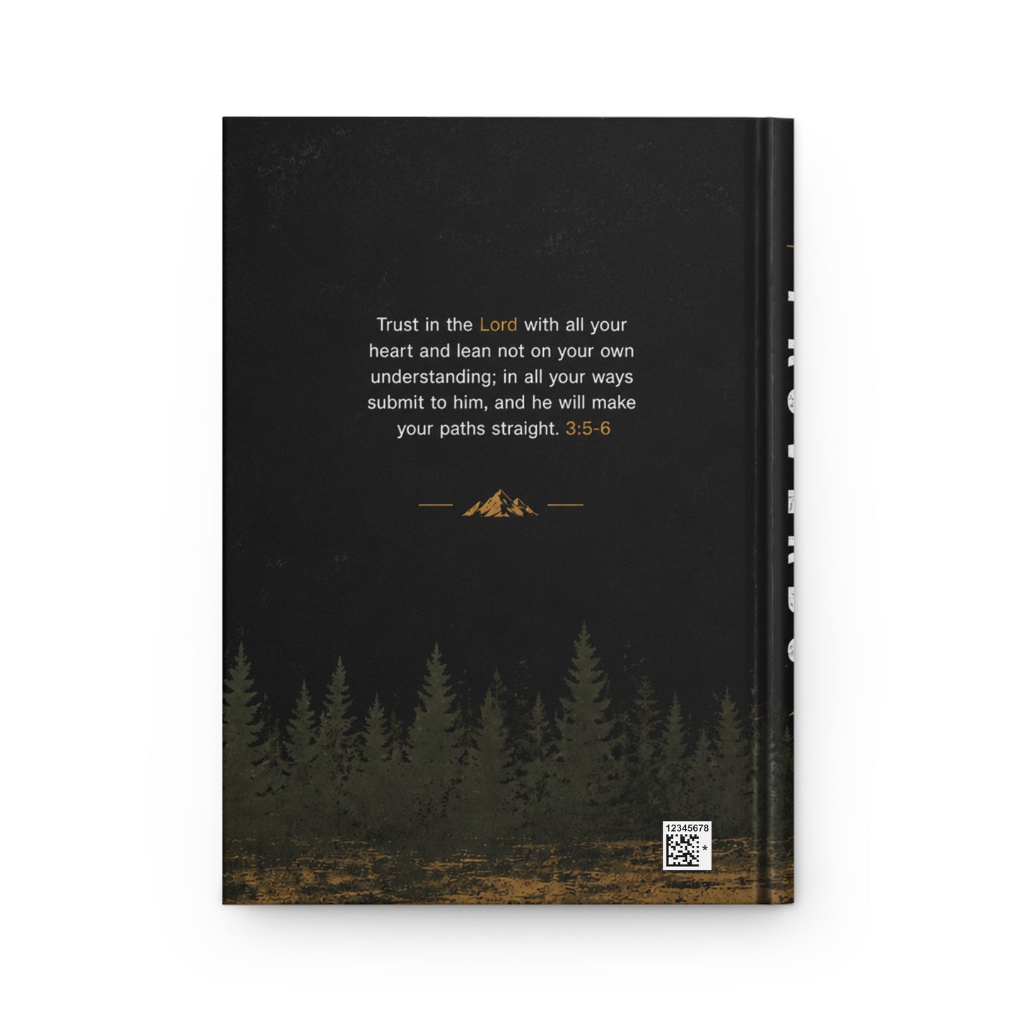 Trust in the Lord Hardcover Journal — Christian Devotional Journal/Notebook