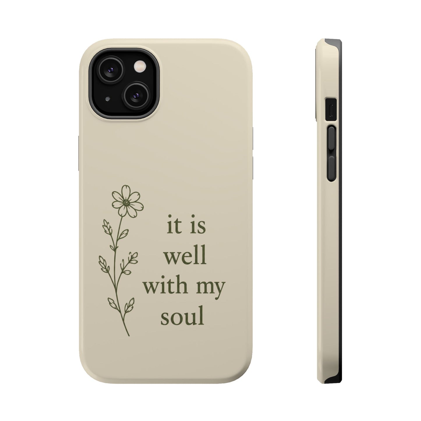 'It Is Well With My Soul' Magnetic Impact-Resistant Phone Case