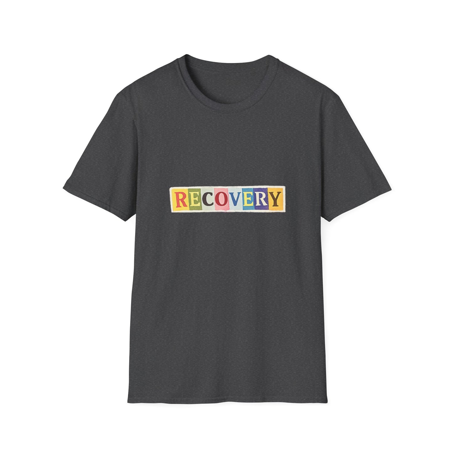 Recovery T-Shirt — Color Block Lettering Support Tee