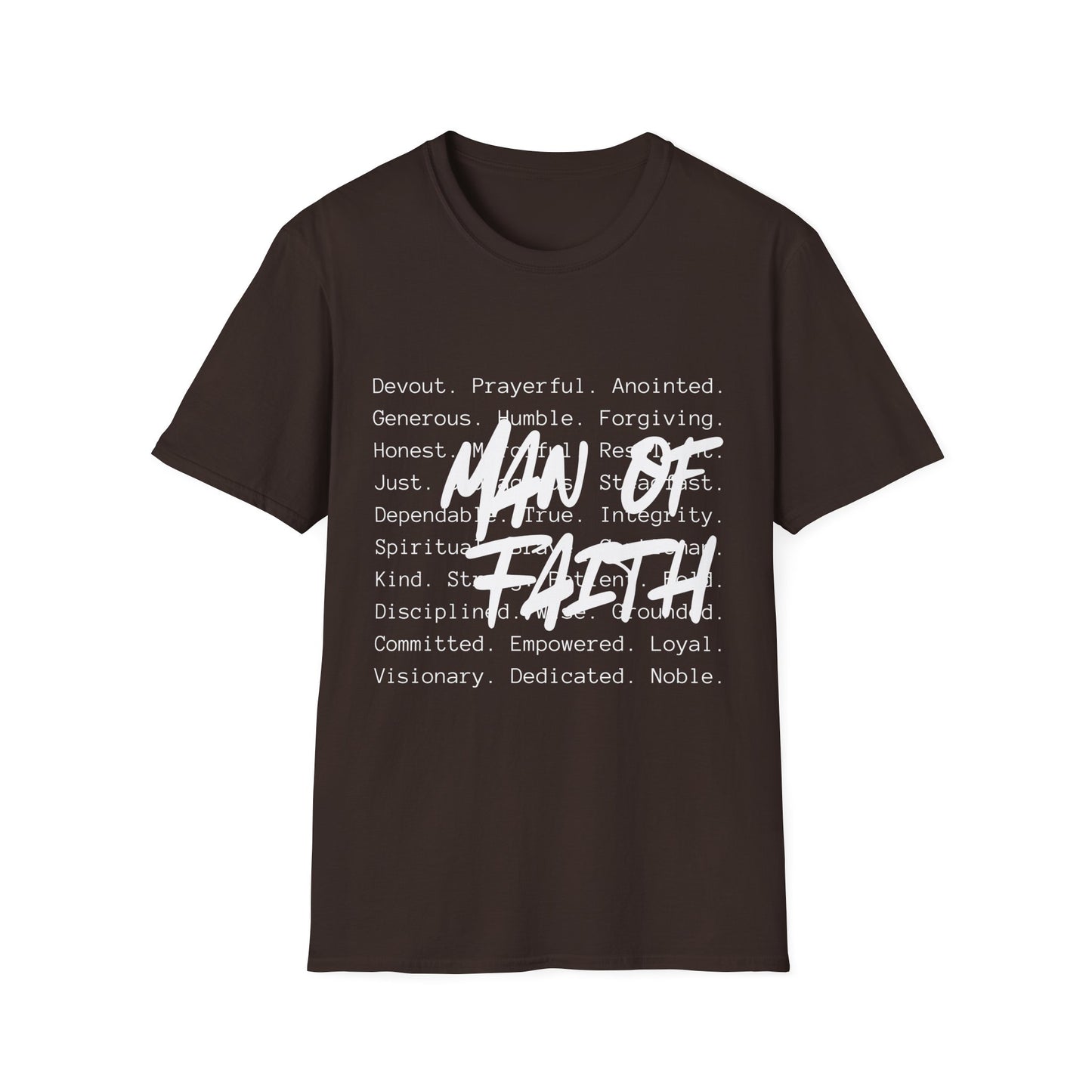 "Man of Faith" T-Shirt — Christian Inspirational Tee for Men