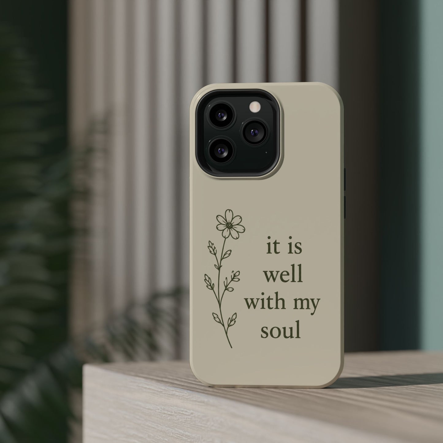 'It Is Well With My Soul' Magnetic Impact-Resistant Phone Case