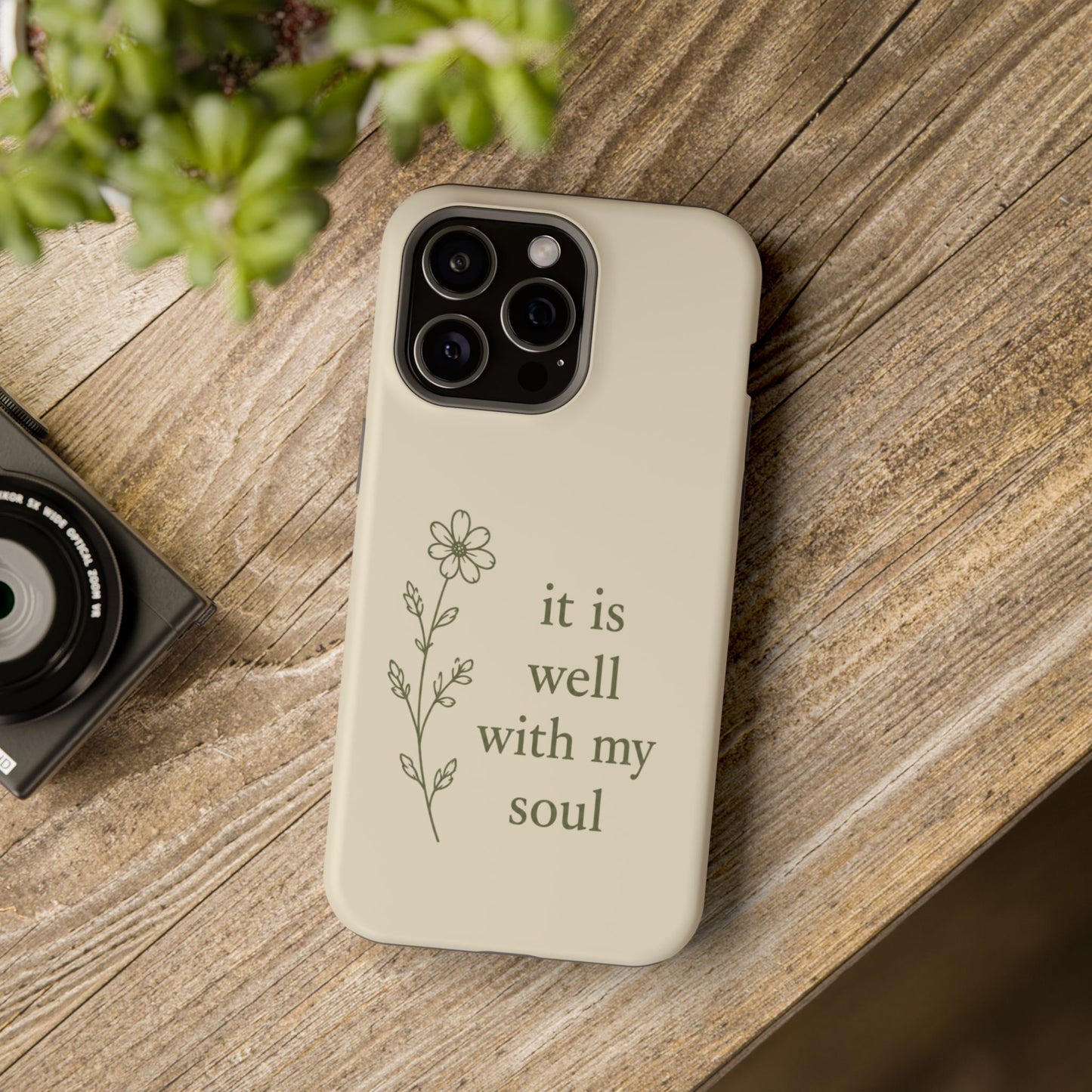 'It Is Well With My Soul' Magnetic Impact-Resistant Phone Case
