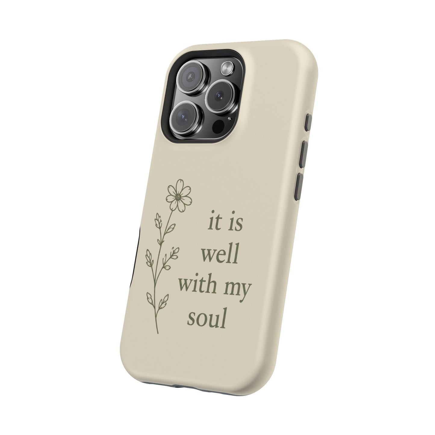'It Is Well With My Soul' Magnetic Impact-Resistant Phone Case