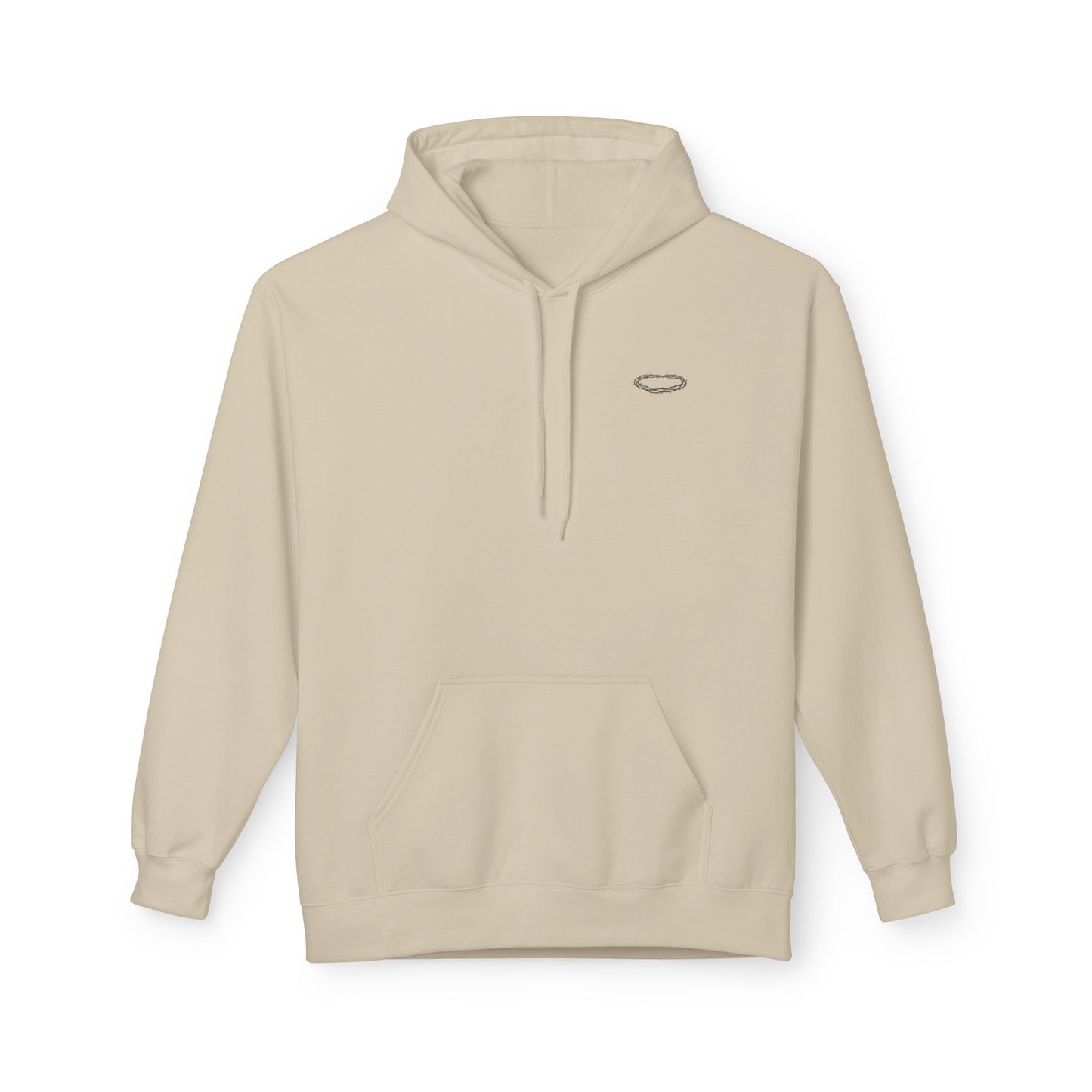 Faith Lion Cross Hoodie — “Man of Faith” Christian Graphic Hoodie
