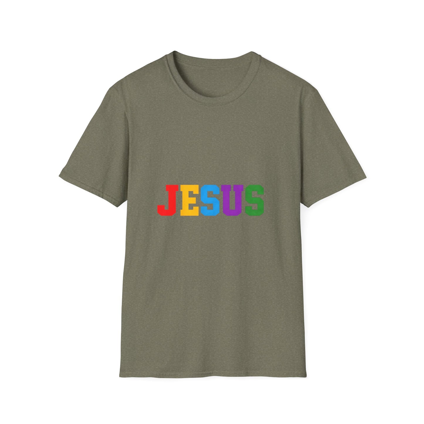 "Jesus" Colorful Graphic Tee