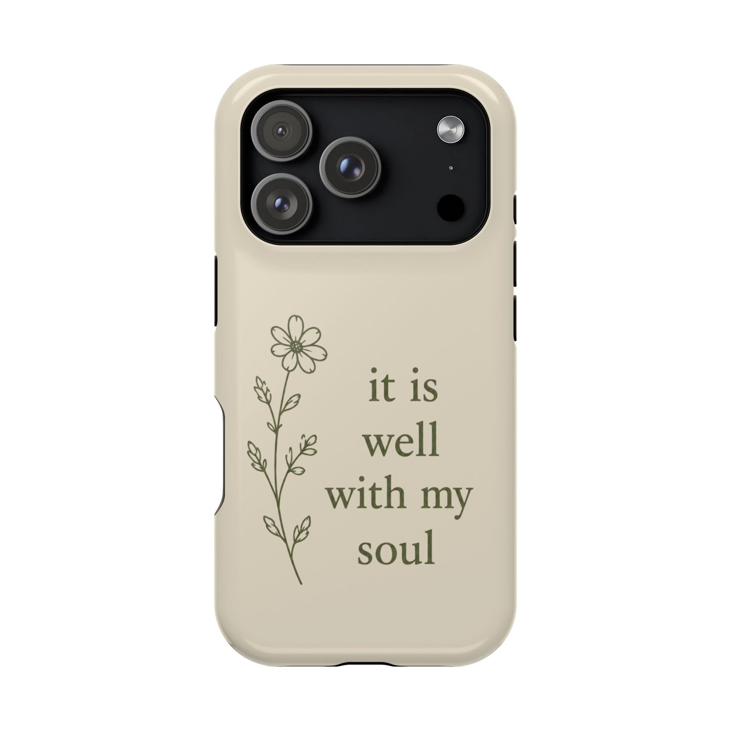 'It Is Well With My Soul' Magnetic Impact-Resistant Phone Case