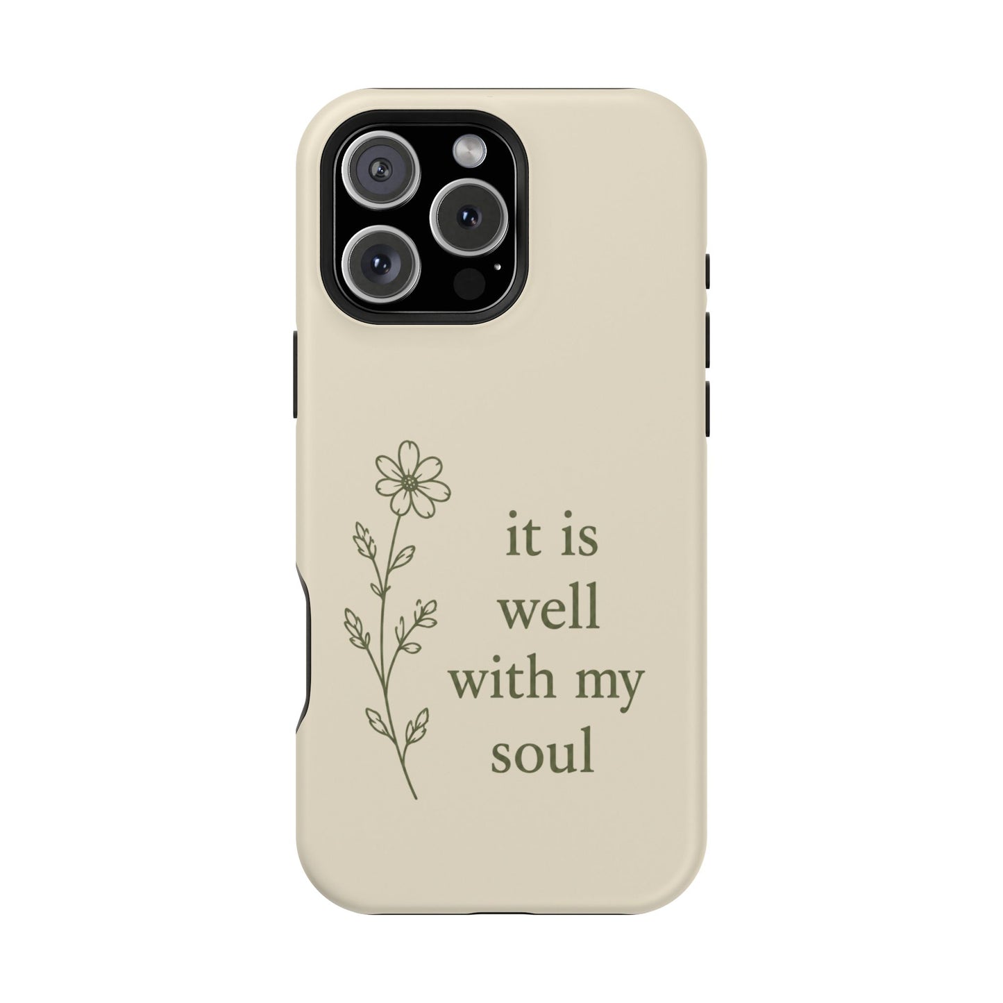 'It Is Well With My Soul' Magnetic Impact-Resistant Phone Case
