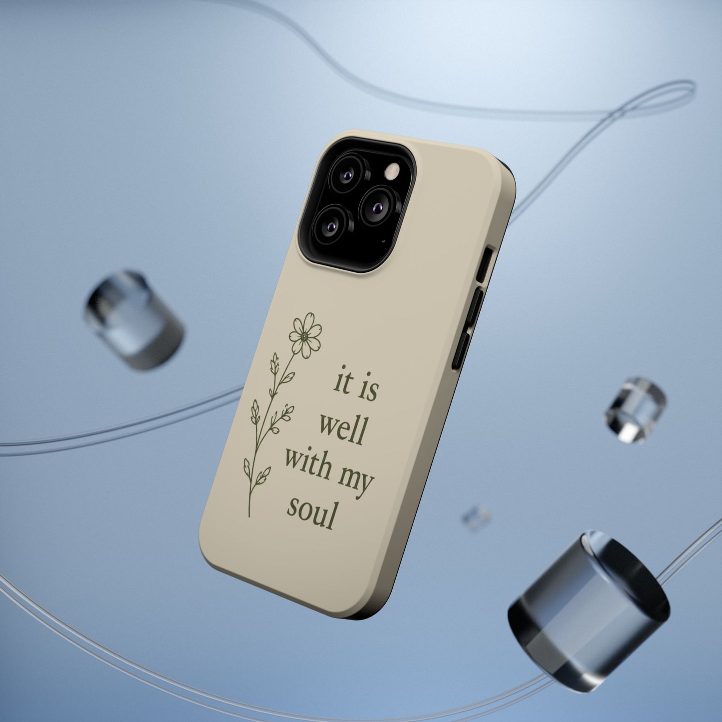 'It Is Well With My Soul' Magnetic Impact-Resistant Phone Case