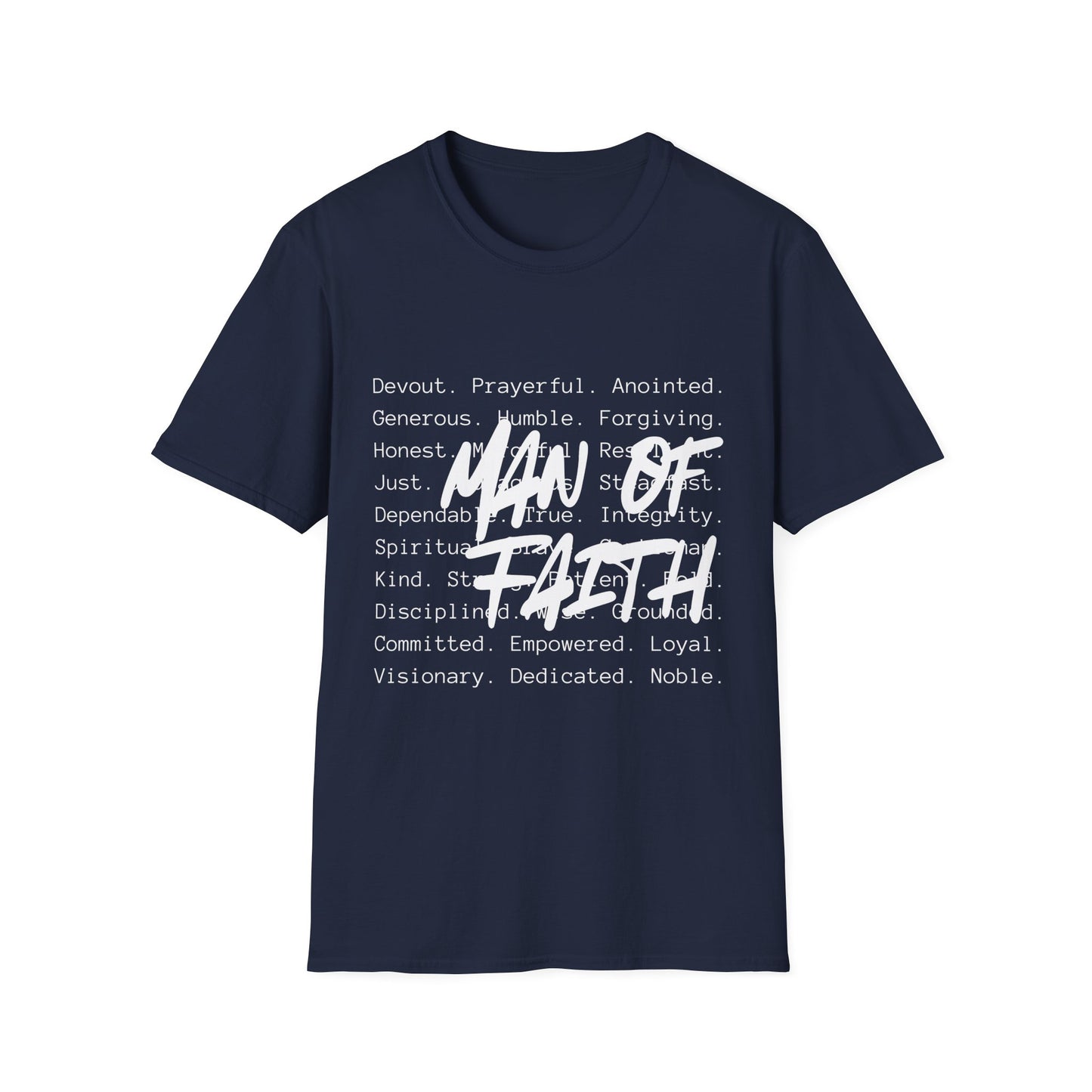 "Man of Faith" T-Shirt — Christian Inspirational Tee for Men