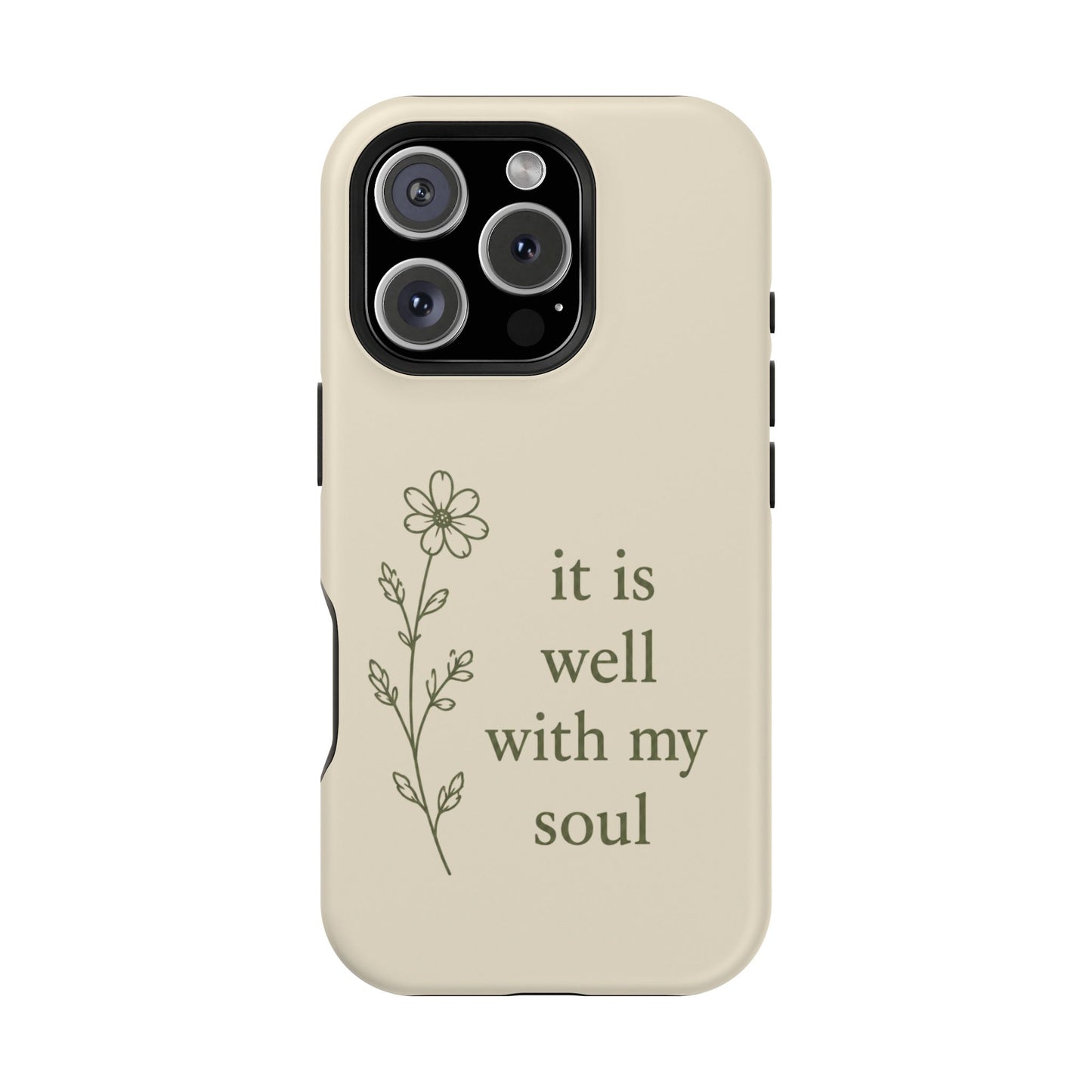 'It Is Well With My Soul' Magnetic Impact-Resistant Phone Case