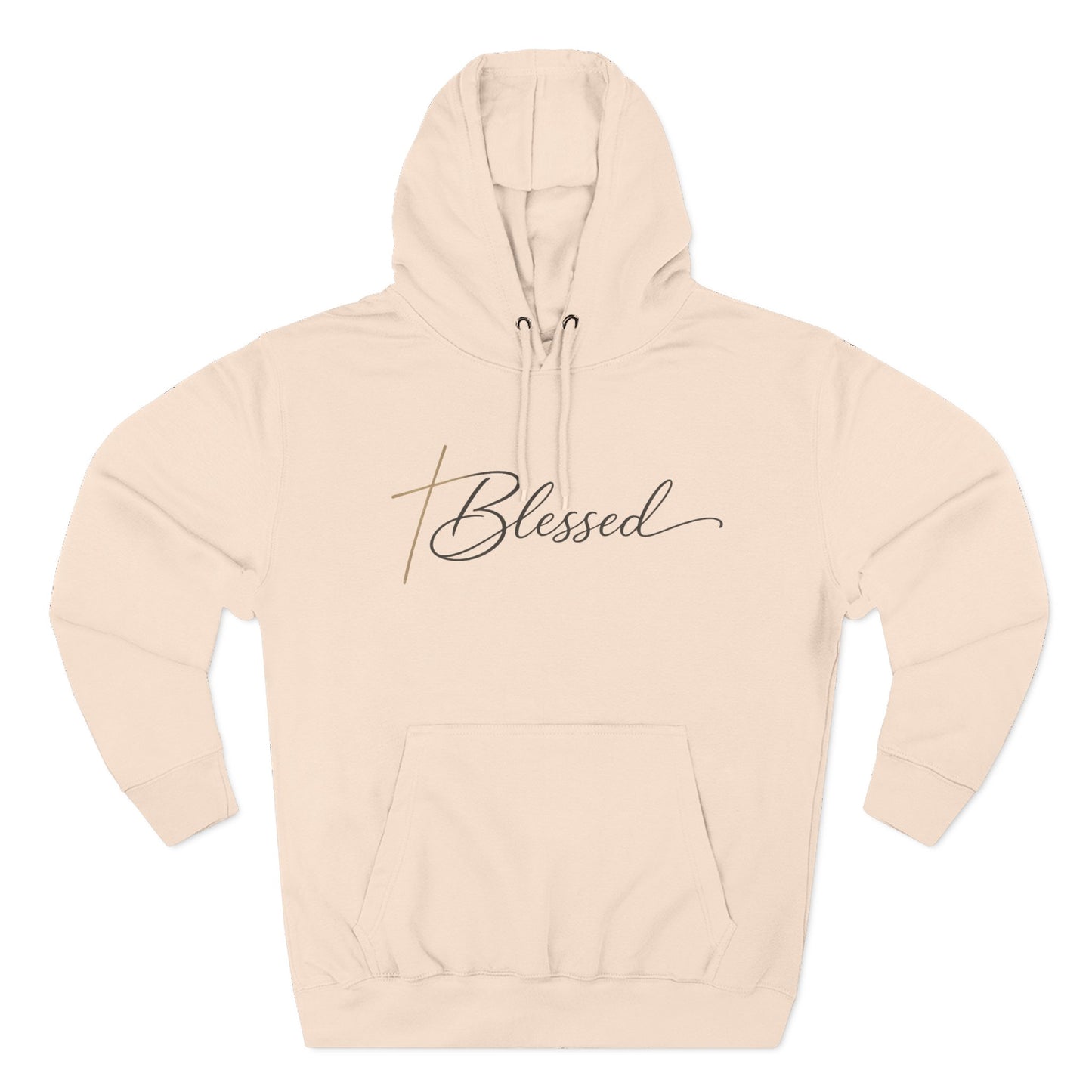 Blessed Script Hoodie — Minimalist Inspirational Pullover