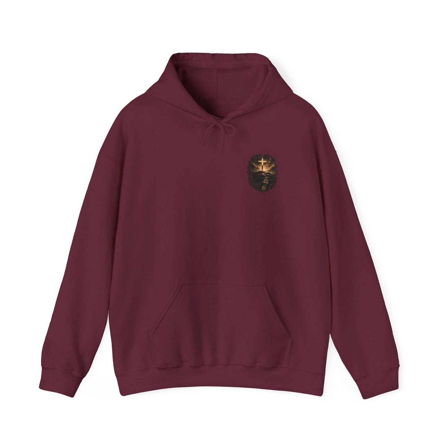 Psalm 23 'Step by Step' Christian Hoodie — Inspirational Faith Sweatshirt