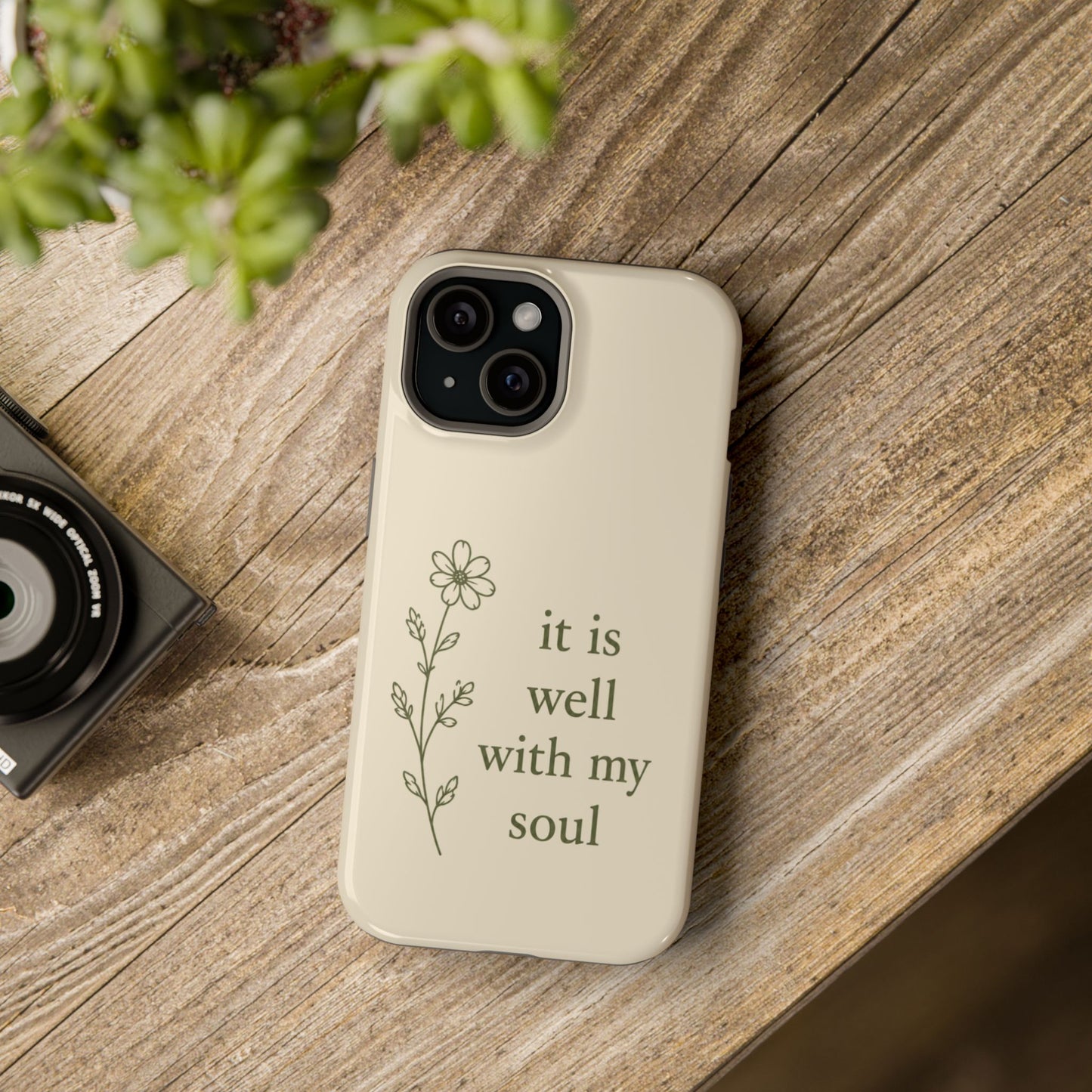 'It Is Well With My Soul' Magnetic Impact-Resistant Phone Case