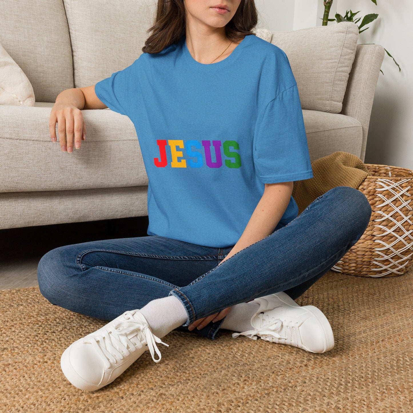 "Jesus" Colorful Graphic Tee