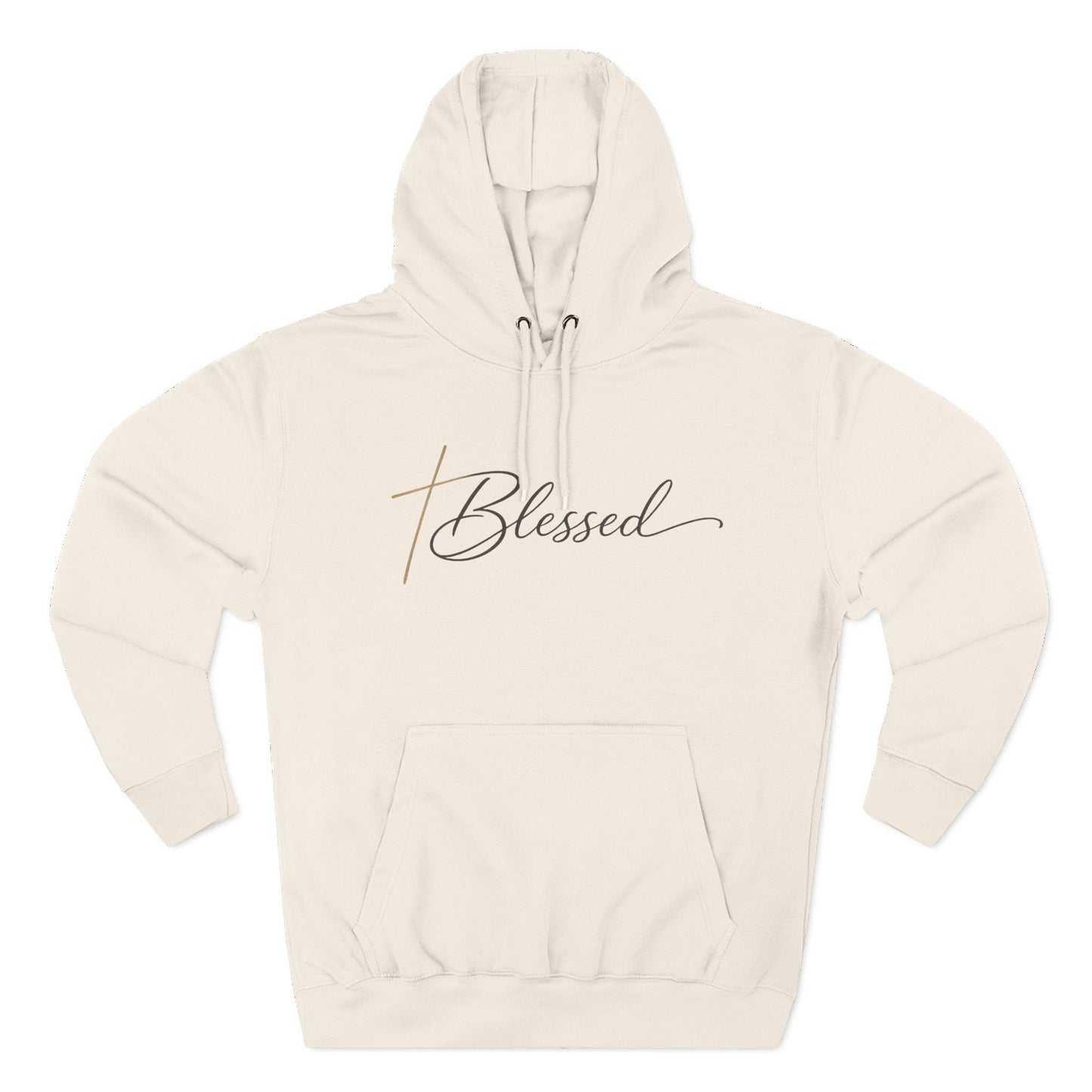 Blessed Script Hoodie — Minimalist Inspirational Pullover