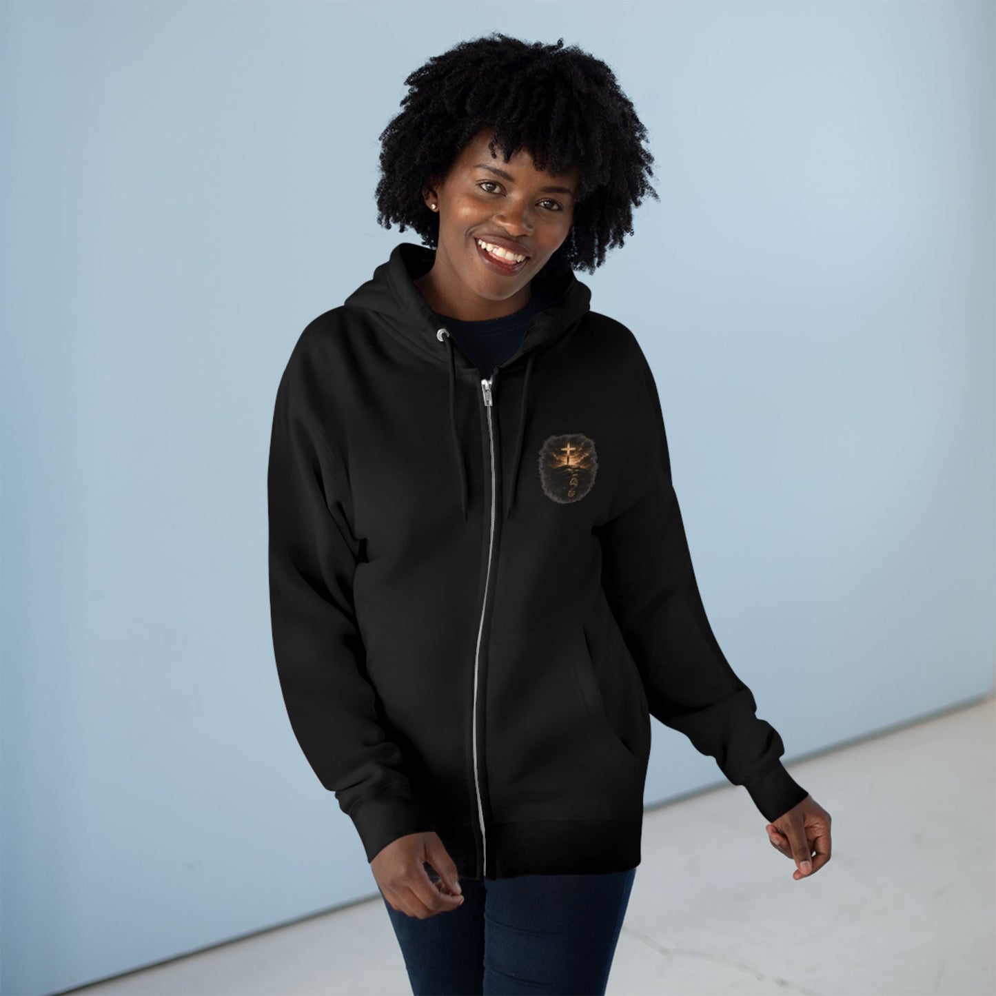 Zip Hoodie "Step by Step" Psalm 37:23