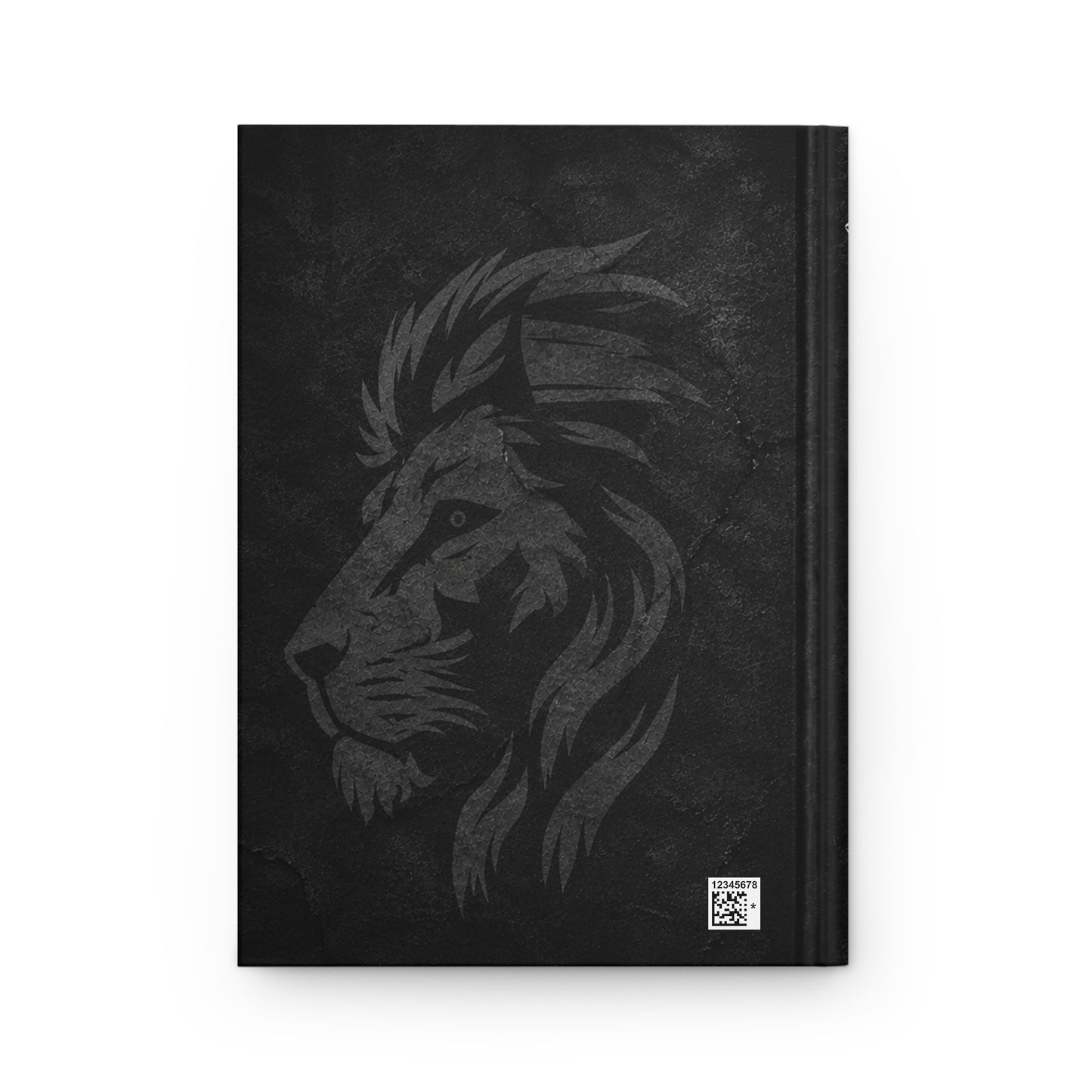 Faithful Lion Hardcover Journal — "Man of Faith" Christian Notebook