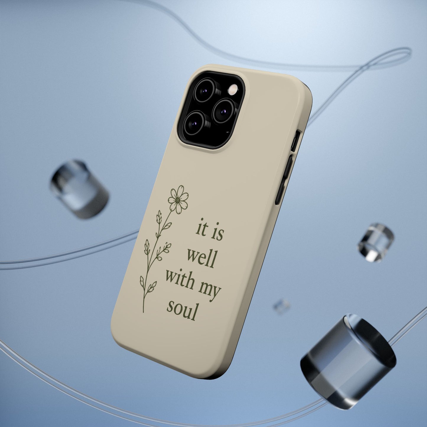 'It Is Well With My Soul' Magnetic Impact-Resistant Phone Case