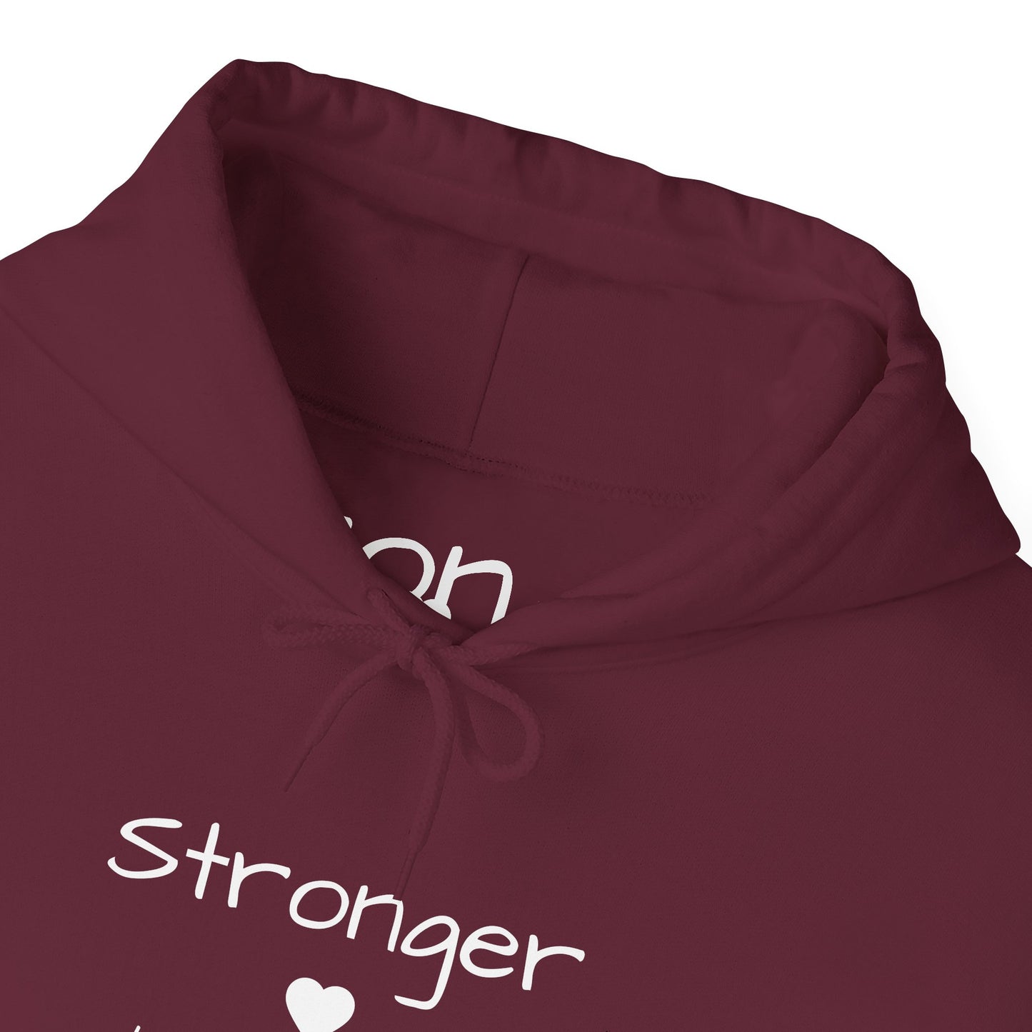 "Stronger than the Storm" Inspirational Pullover Hoodie
