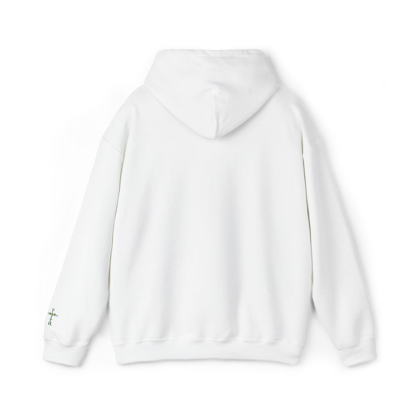 Embroidered "Faith Cross" Hoodie — Floral Faith Cross Pullover