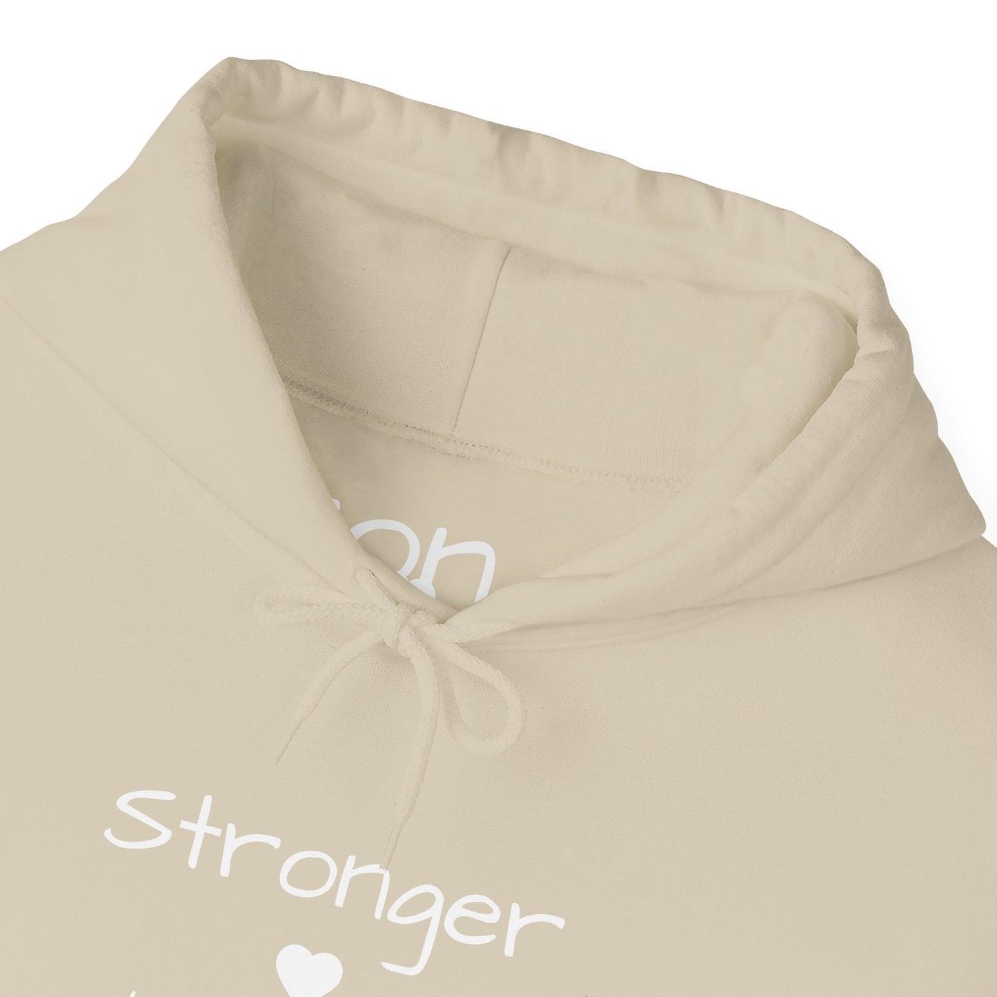 "Stronger than the Storm" Inspirational Pullover Hoodie