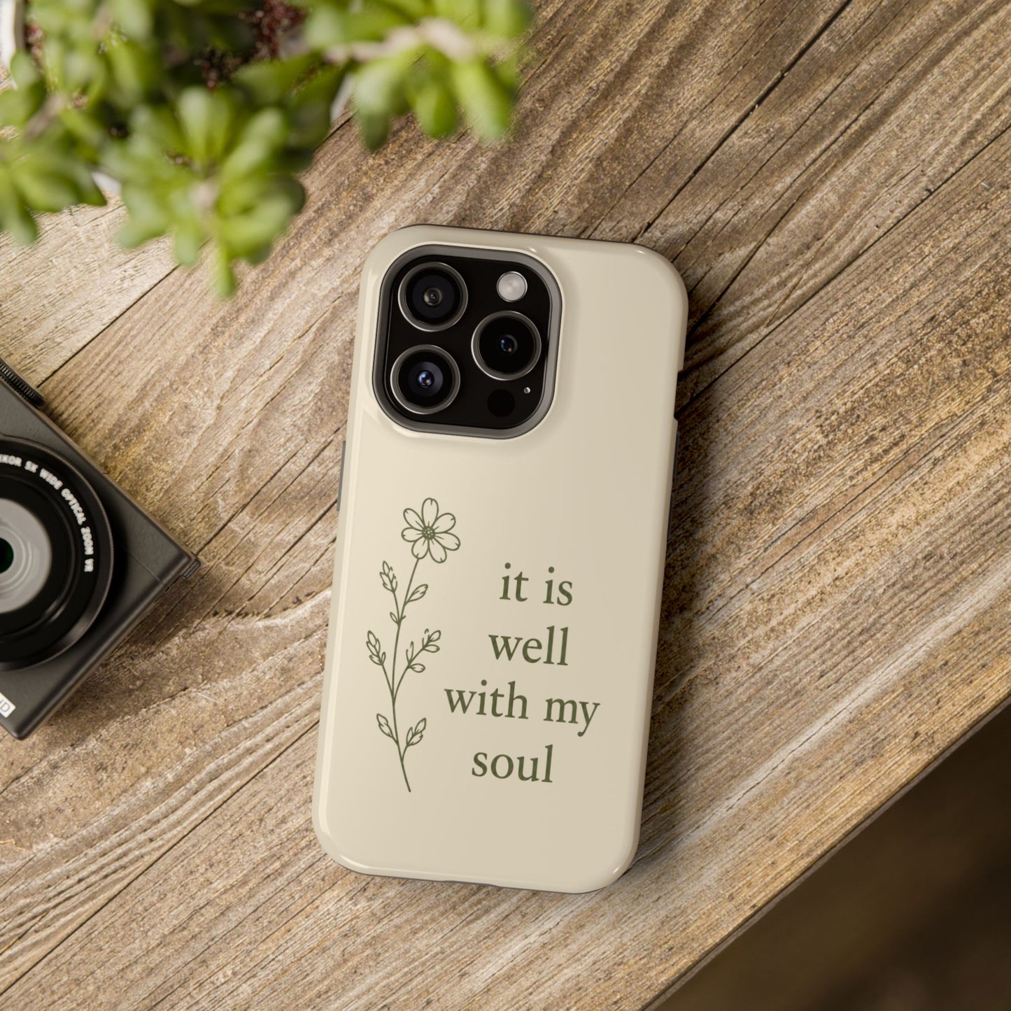 'It Is Well With My Soul' Magnetic Impact-Resistant Phone Case