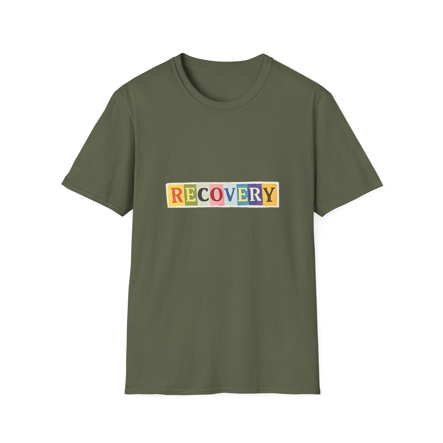 Recovery T-Shirt — Color Block Lettering Support Tee