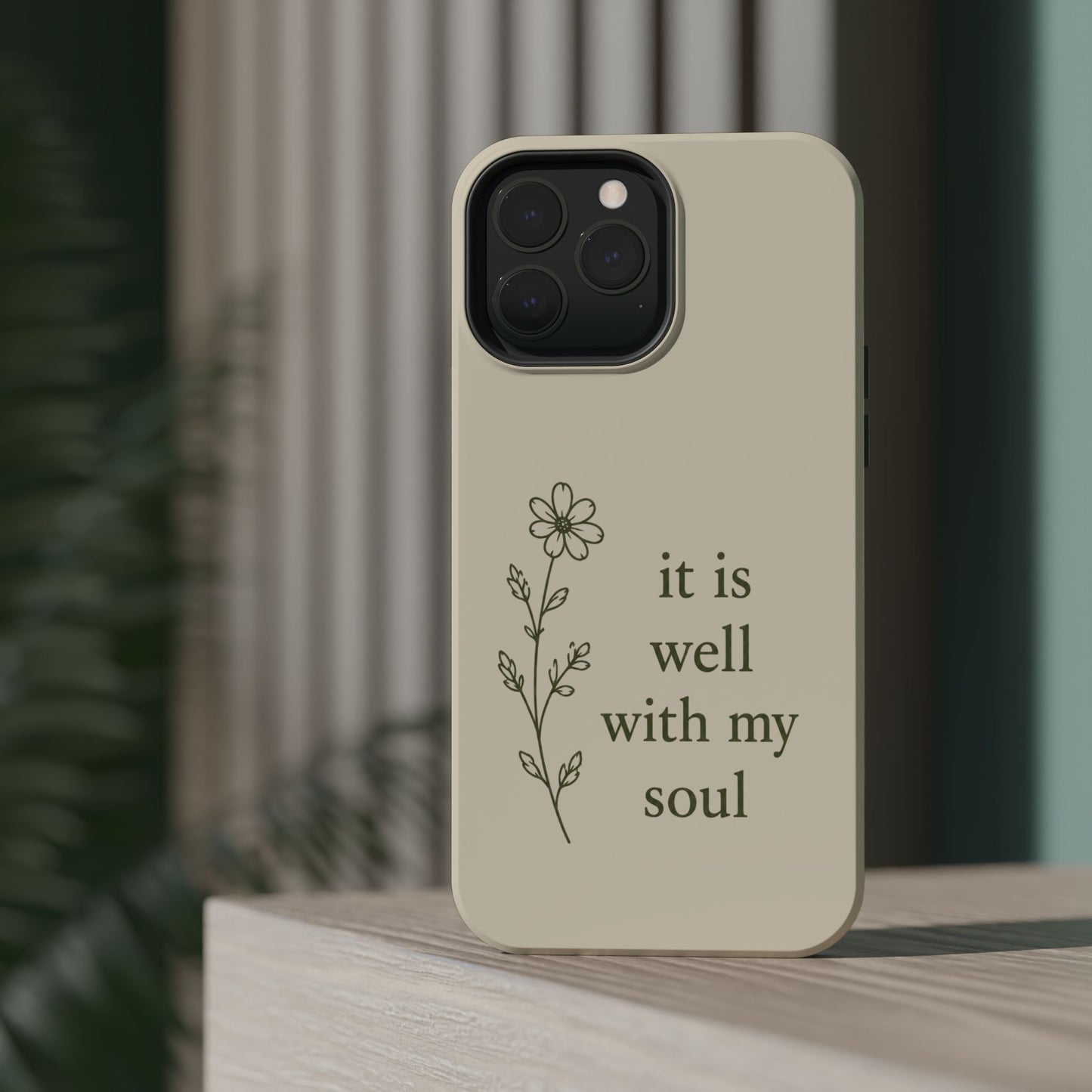 'It Is Well With My Soul' Magnetic Impact-Resistant Phone Case