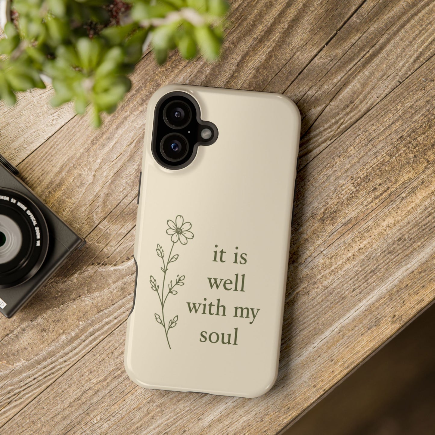 'It Is Well With My Soul' Magnetic Impact-Resistant Phone Case